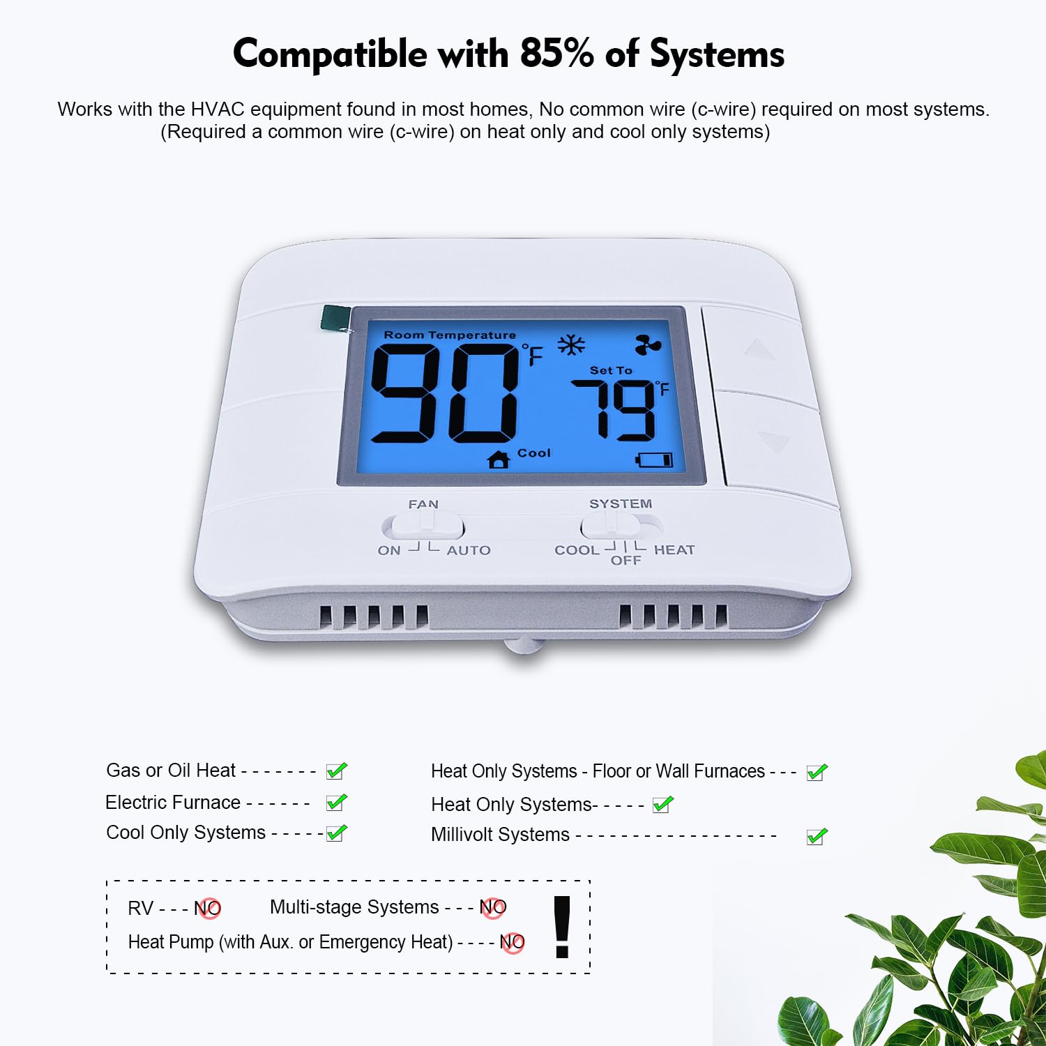 Ahfiwaso LAH0716H009 Nonprogram-Thermostats - View #5