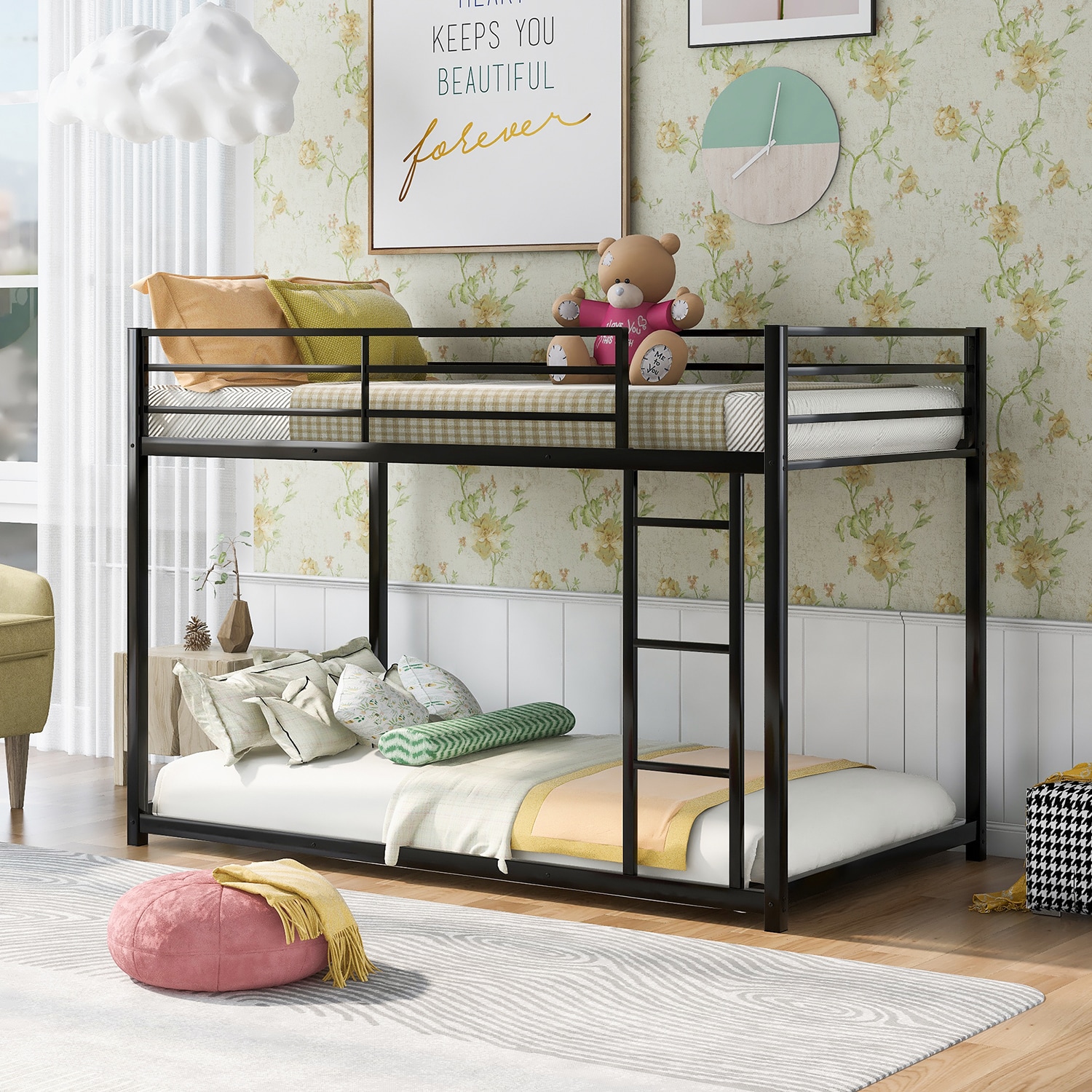 GZMR BX-1225-21-BK Bunk-Beds - View #2