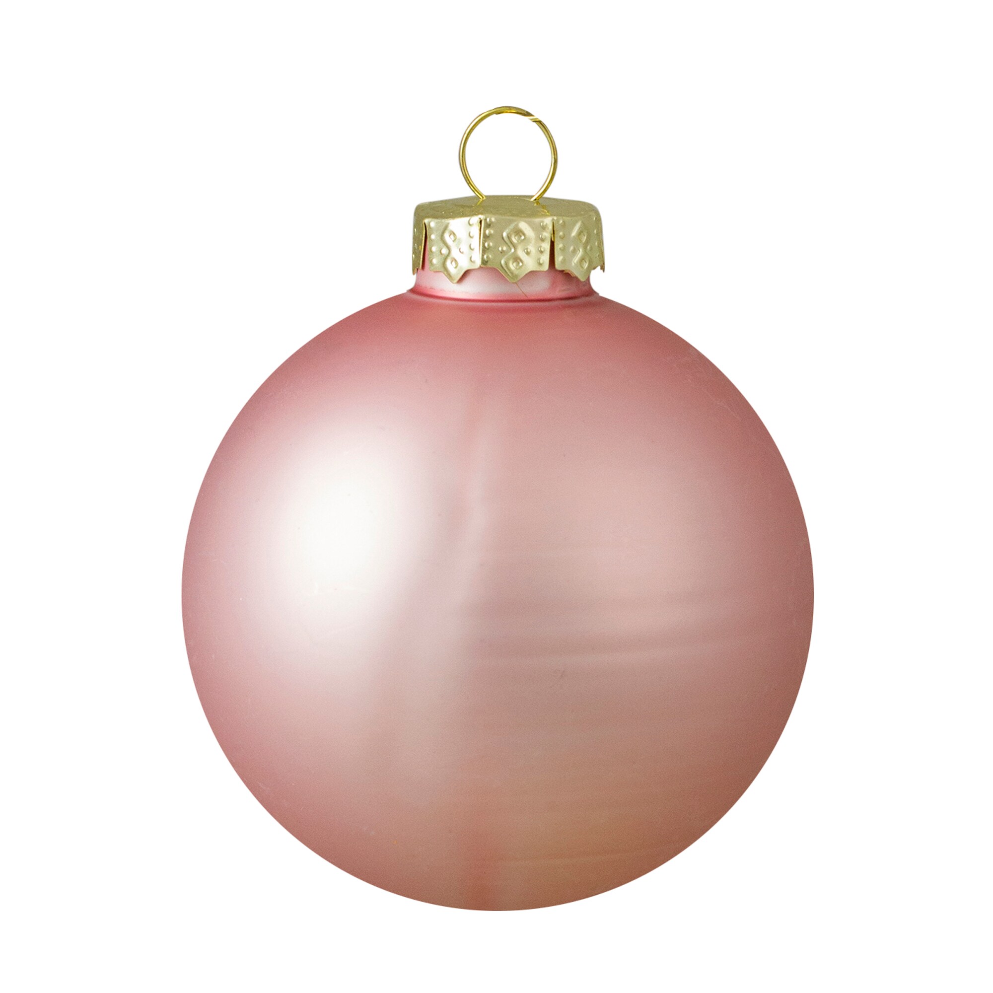 Set of 2 Preppy Christmas Pink and Green Ball Ornaments T2789 w