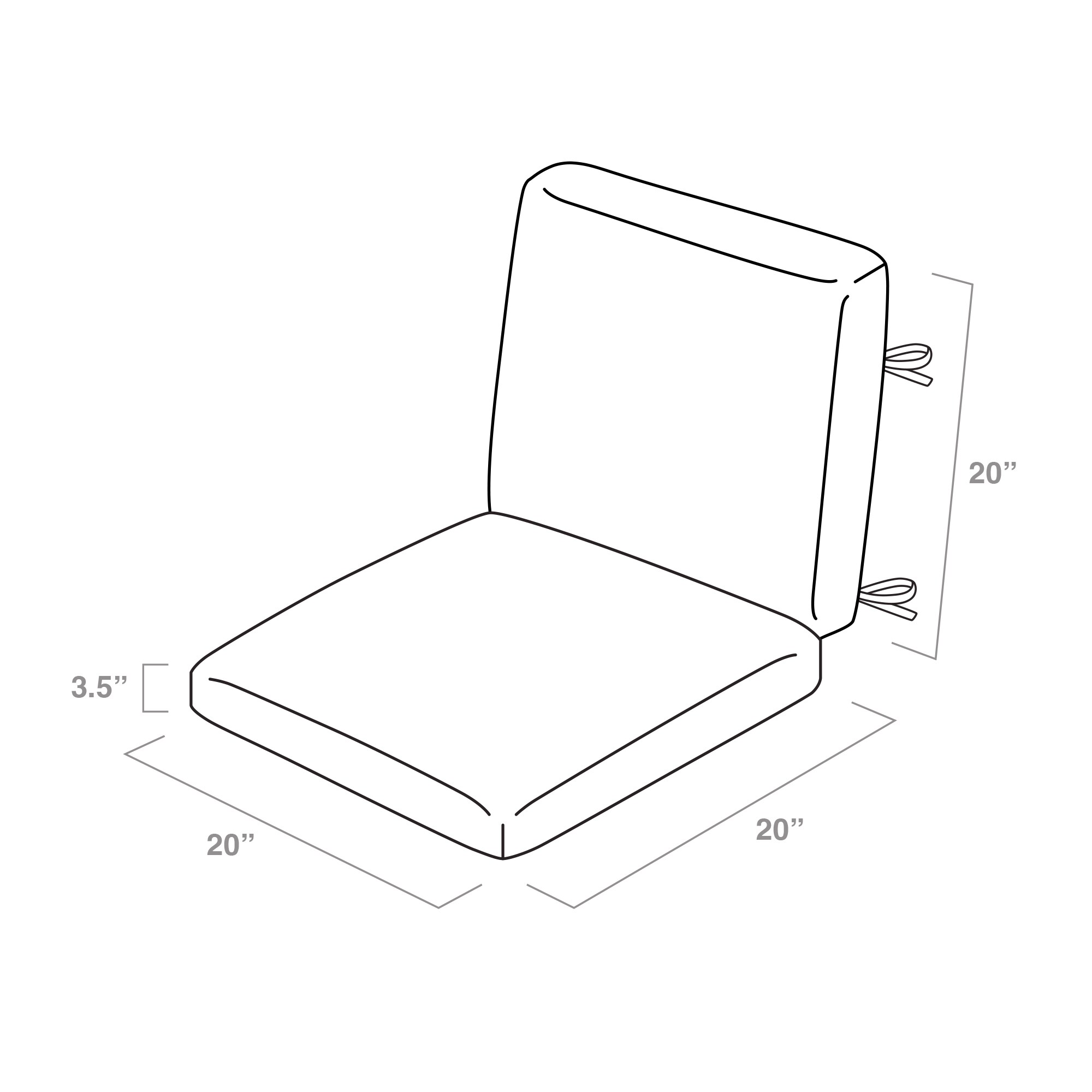 ARDEN ZR0FF81A-DKZ1 Patio-Furniture-Cushions - View #4