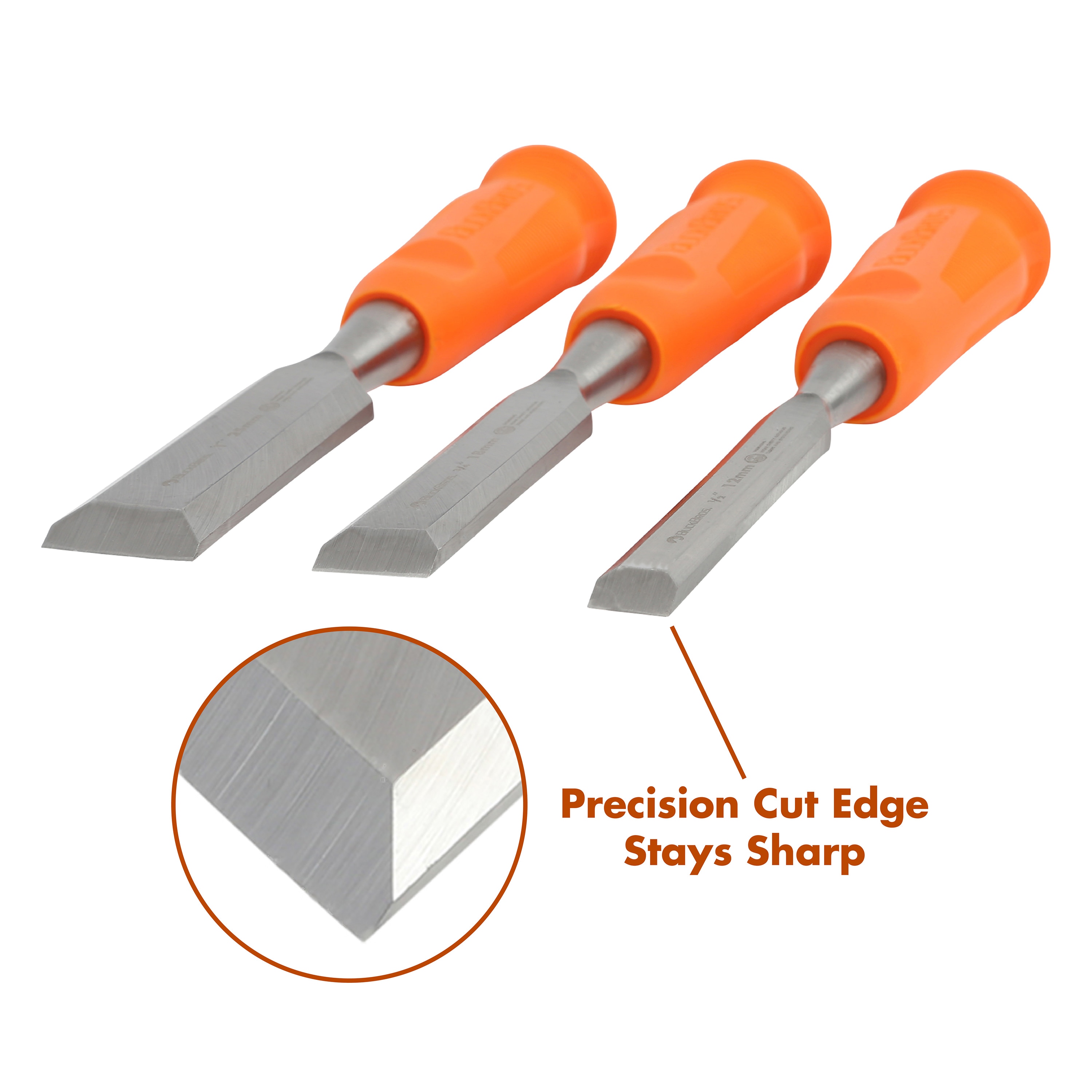 Buck Bros. buck brothers 1201030 3-piece professional wood chisel