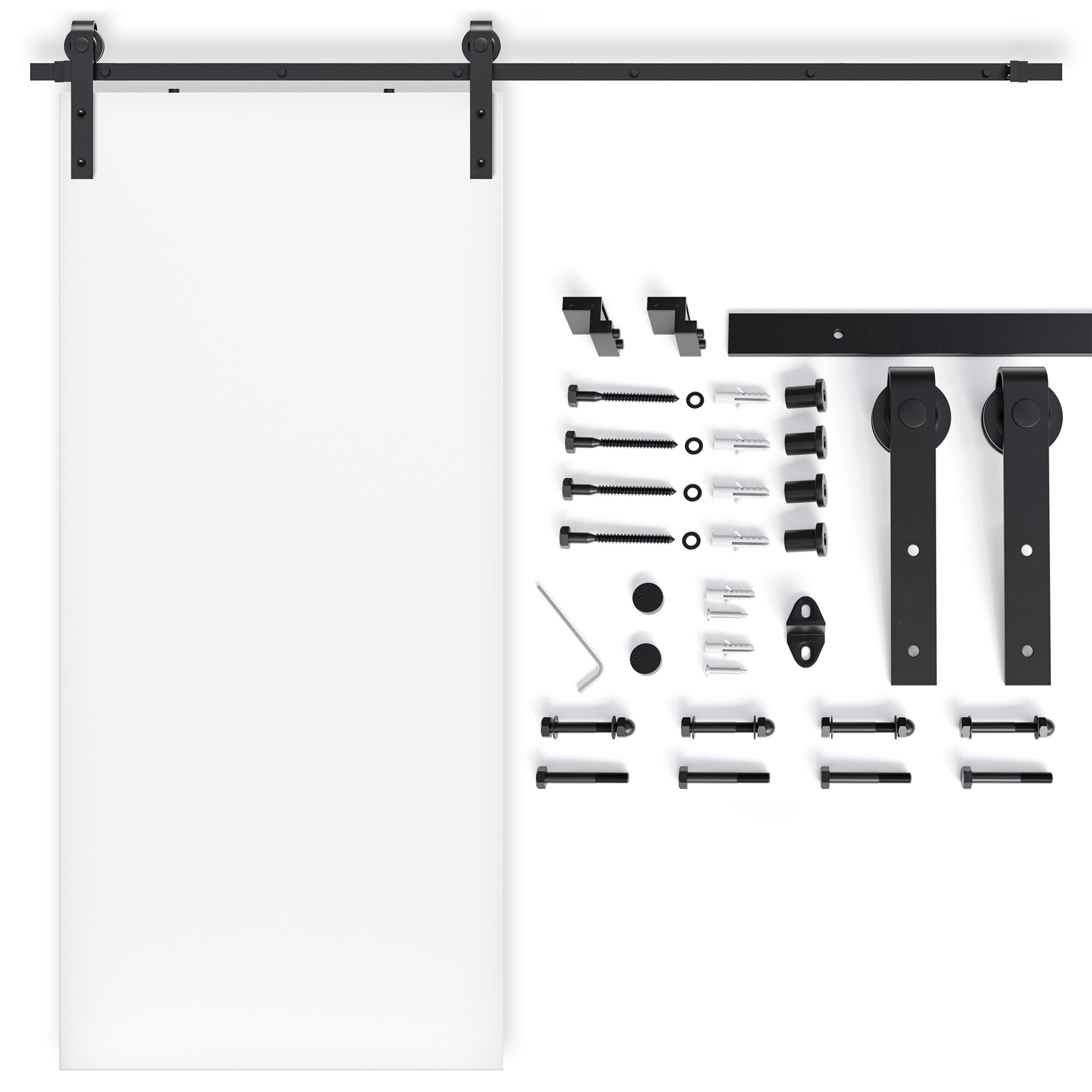VILLAR HOME DESIGNS KITVHDID00019 Barn-Doors - View #2