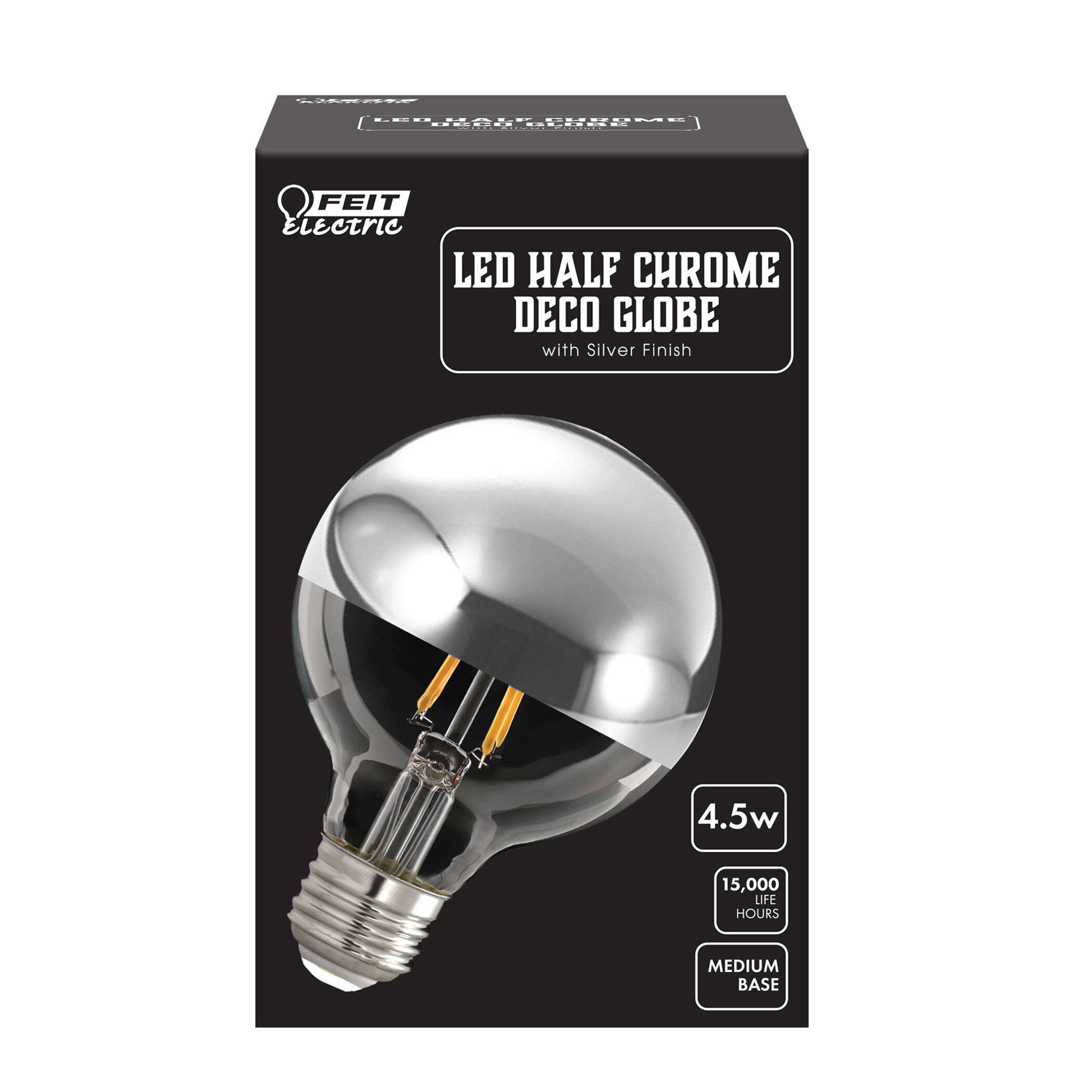 Feit Electric G2540/CHR/827/FIL Dec-Led-Light-Bulbs - View #2