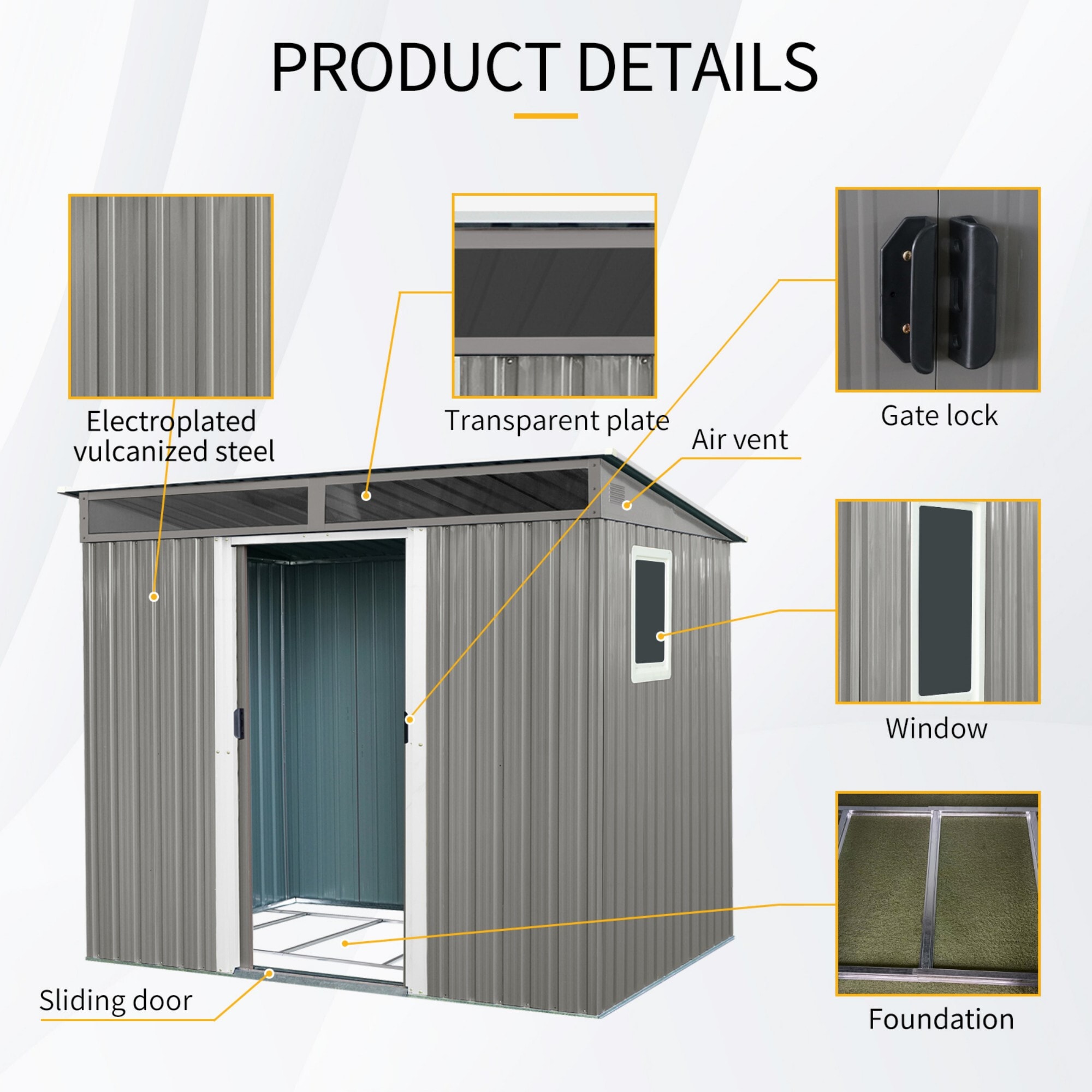 Miki Shinly WCC-5320-14QI Metal-Storage-Buildings-Sheds - View #4