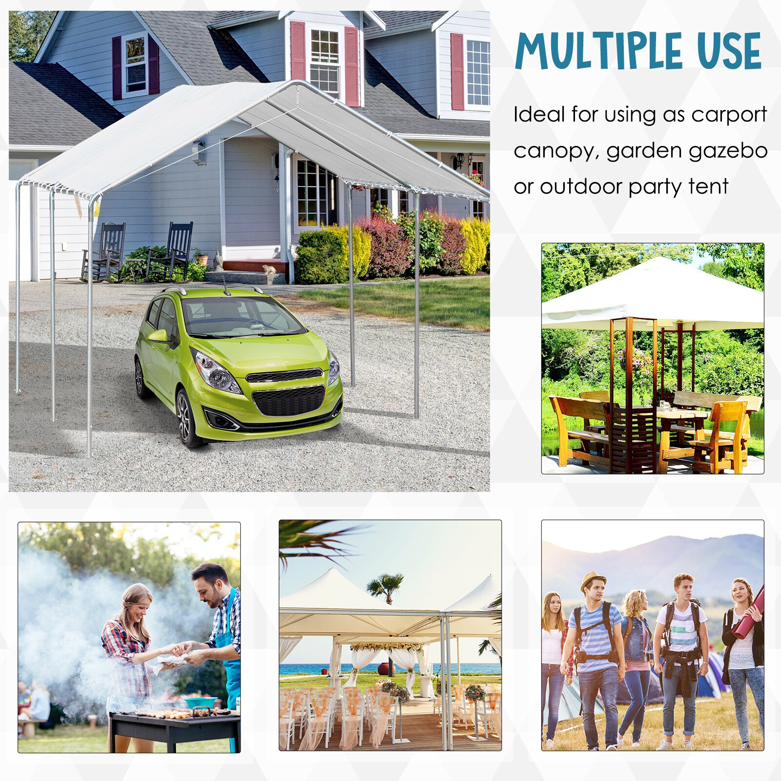 Lycvki CP-8 Carport-Covers - View #4