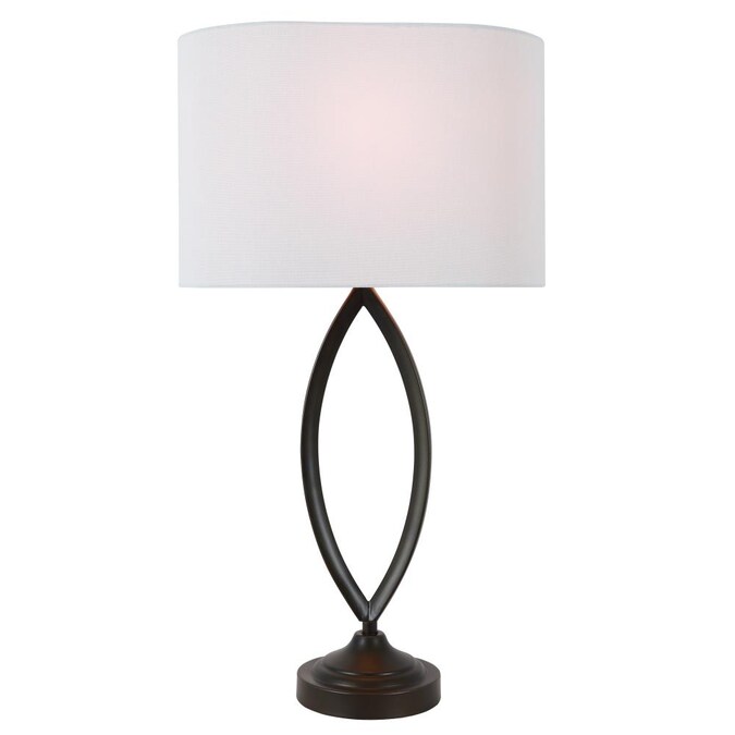 Way Table Lamp With Linen Shade, Almost Infinity Table Lamp