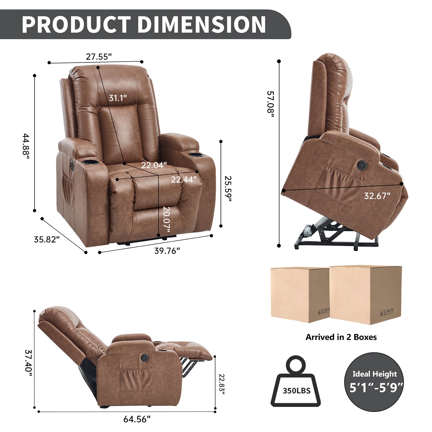 GZMR MR-2ML1104 recliners - View #7