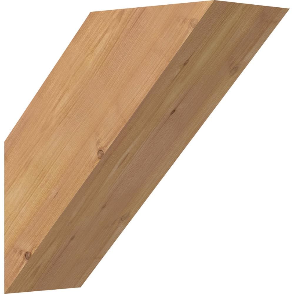 Ekena Millwork BRC06X14X14TRA00SWR 5-1/2-in x 14-in x 14-in Western Red Cedar Unfinished Wood Traditional Smooth Knee Brace