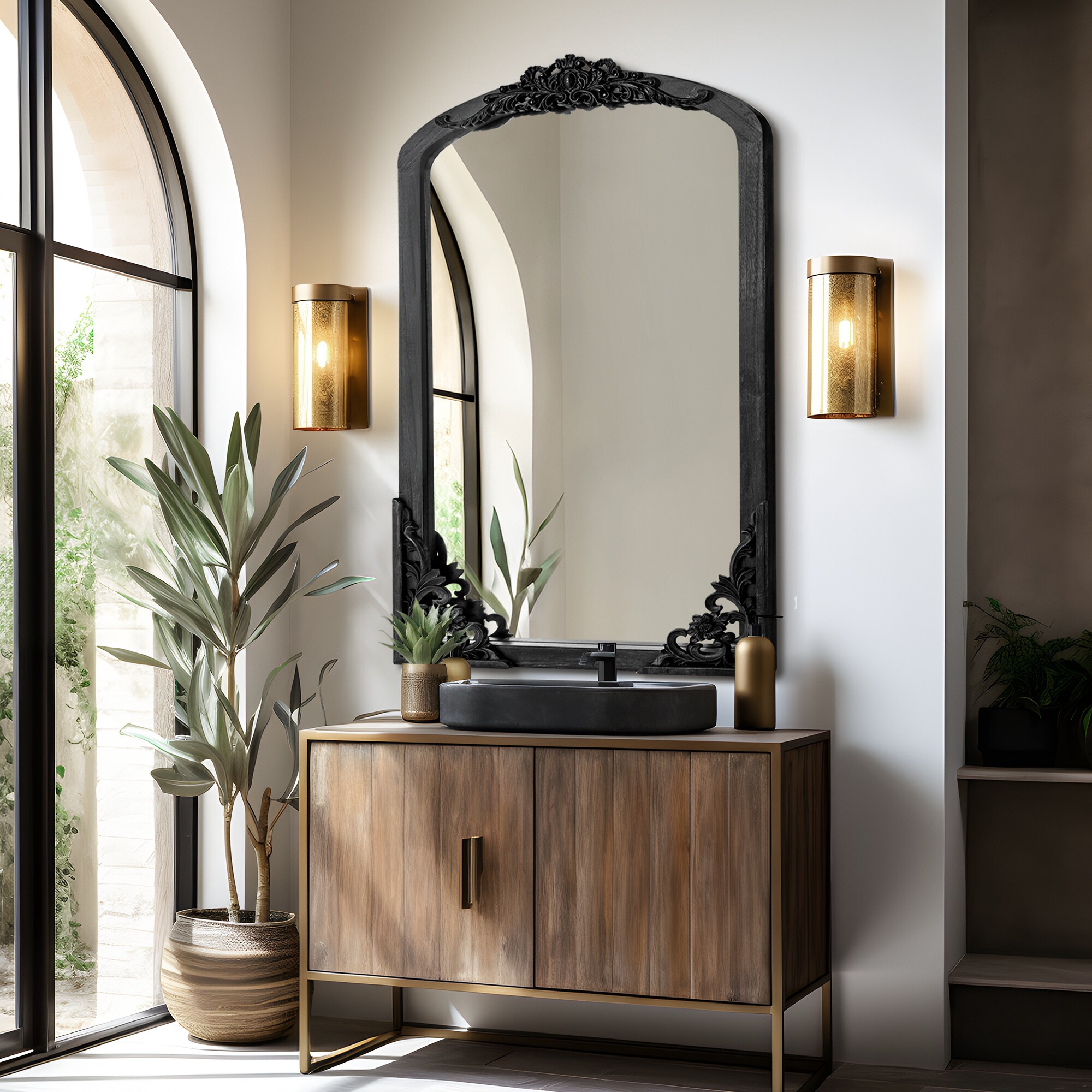 Pentagon 36-Inch-Tall Bathroom Mirrors At Lowes.com