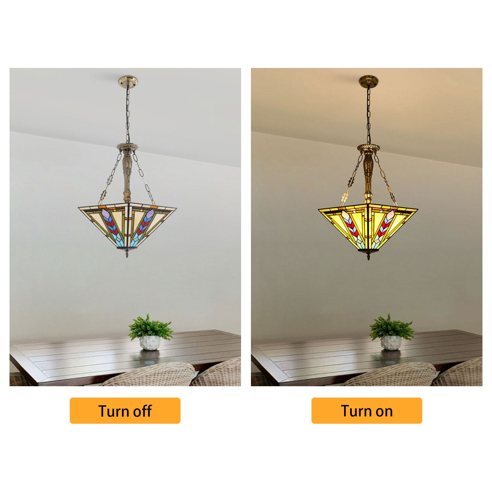 Oukaning HG-HCXLST-5616-US Pendant-Lights - View #3