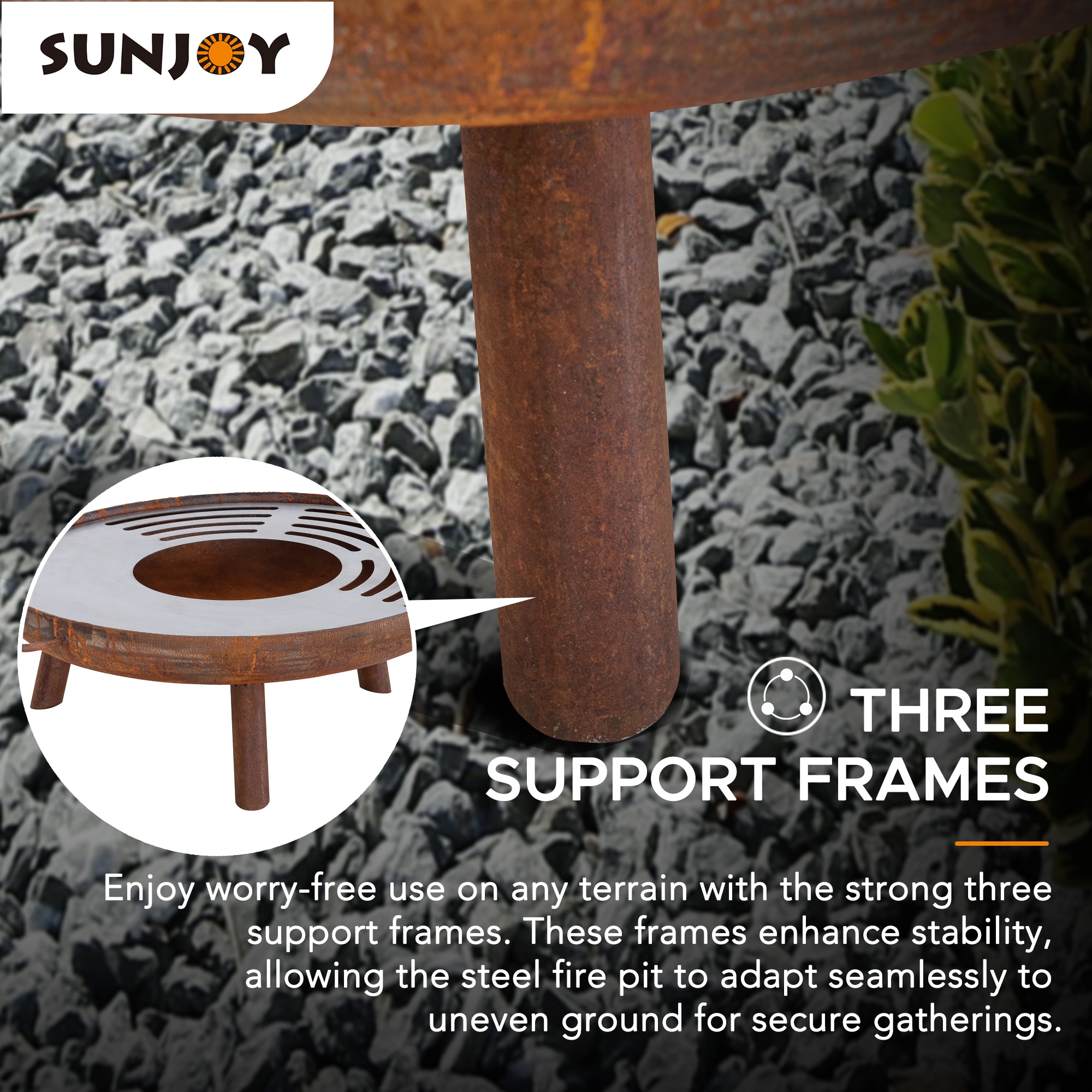 Sunjoy A301055120 Outdoor-Woodburning-Firepits - View #7