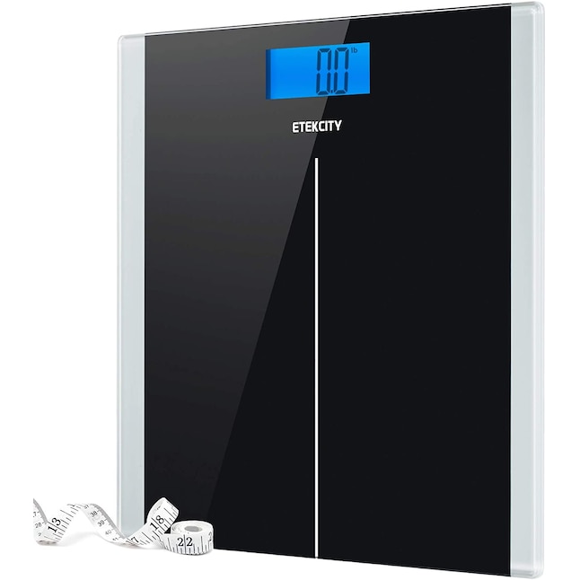 Etekcity 400 lbs. Digital Black Bathroom Scale in the Bathroom Scales  department at