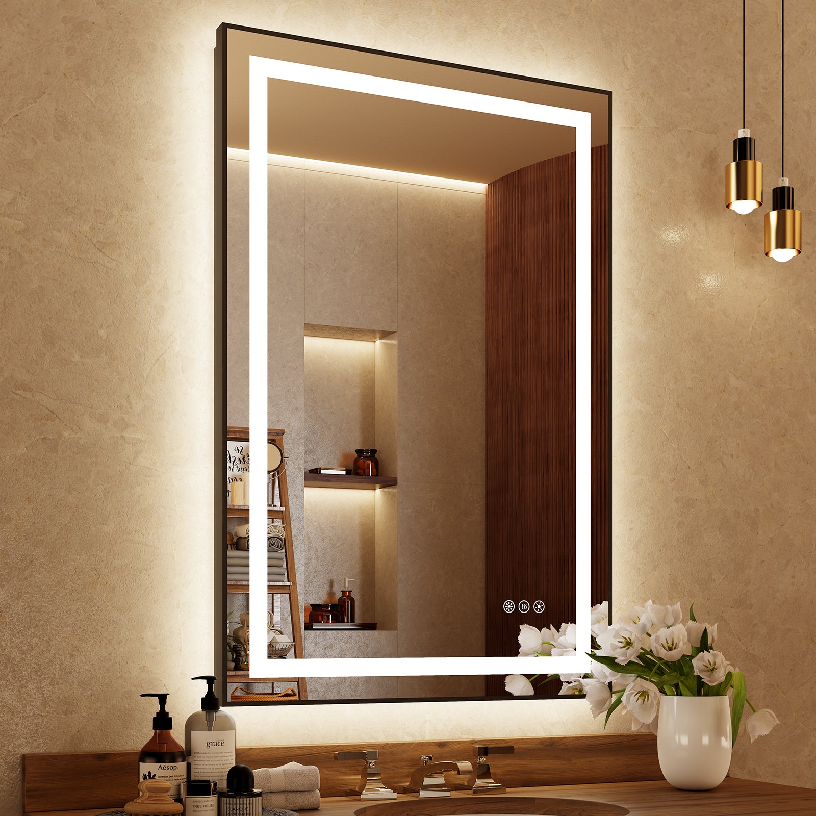 Boyel Living BLWM-LS-JZ-05 Makeup-Mirrors - View #2