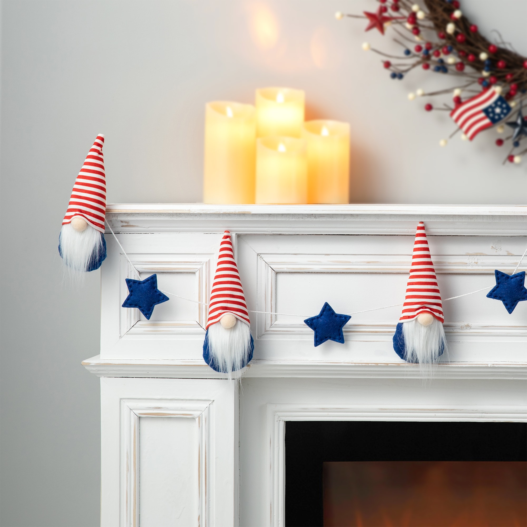 Glitzhome 2029100006 Indoor-Fourth-Of-July-Decorations - View #3