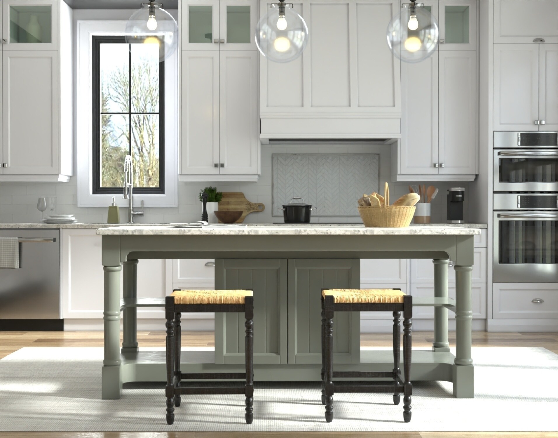 Carolina Cottage 2662-RTA-ESP stools - View #9
