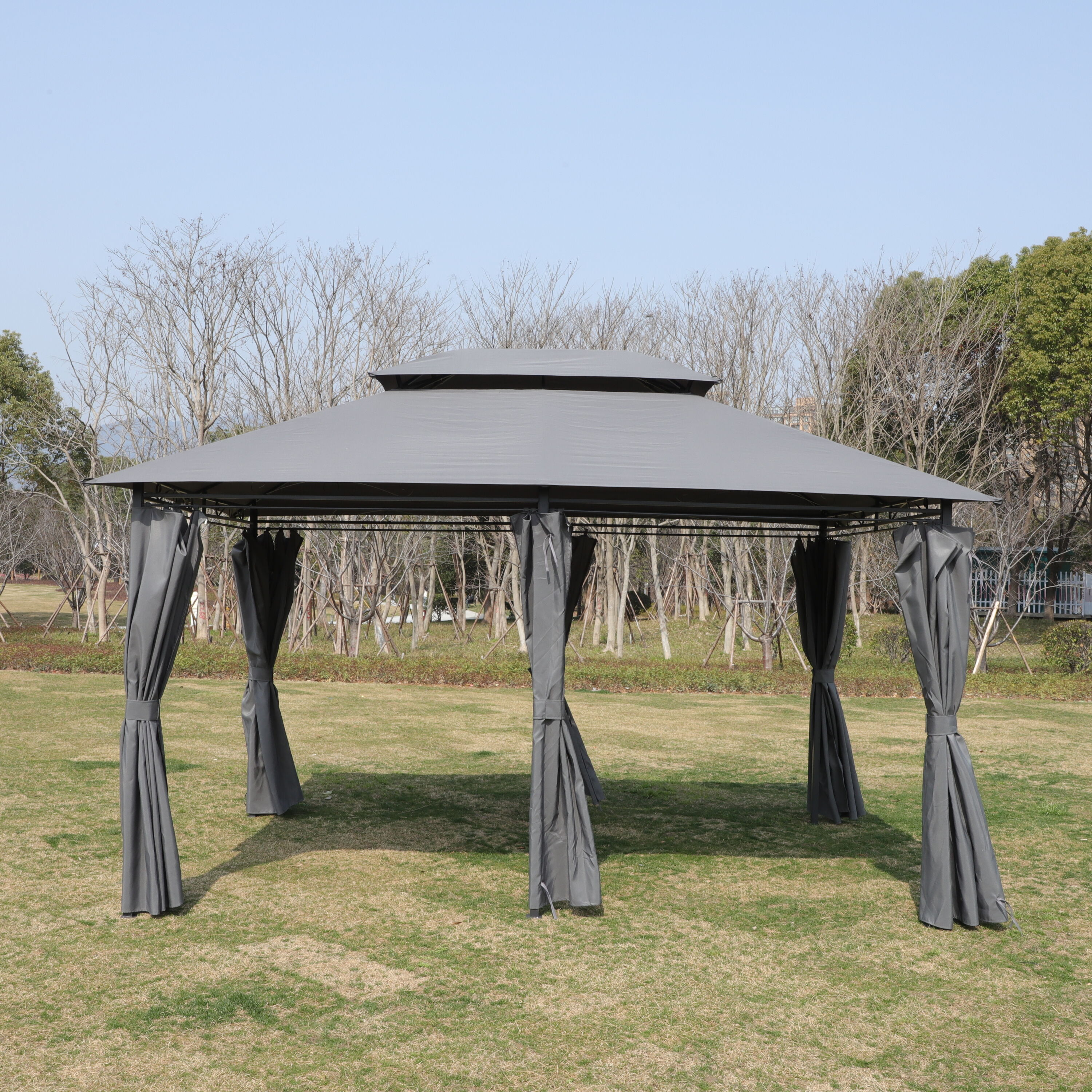 Wooakway FXLS0609-604A275 Wood-Resin-Gazebos - View #14
