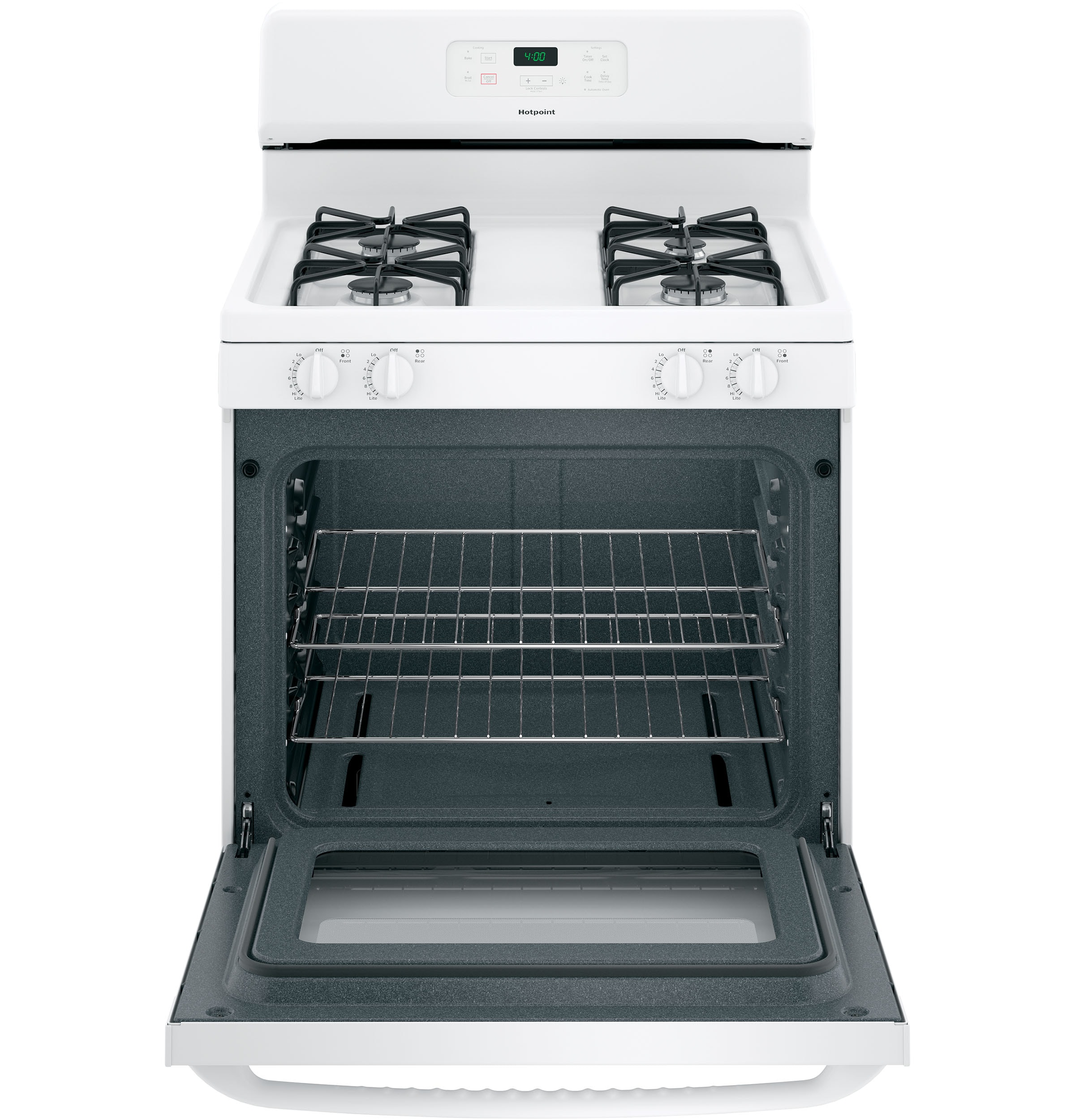 Hotpoint RGBS400DMWW Freestanding-Gas-Ranges - View #4