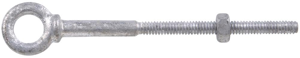 Hillman 851886 1/4-in 4-in Galvanized Coarse Thread Bolt (5-Count)