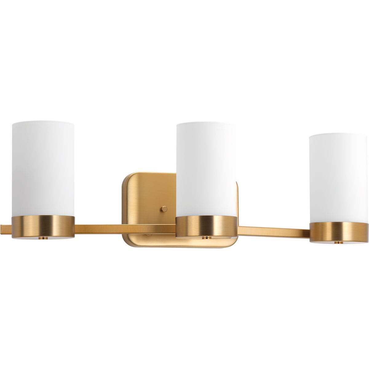 Progress Lighting P300022-109 Elevate 24.75-in 3 -Light Brushed Bronze Mid-century Vanity light