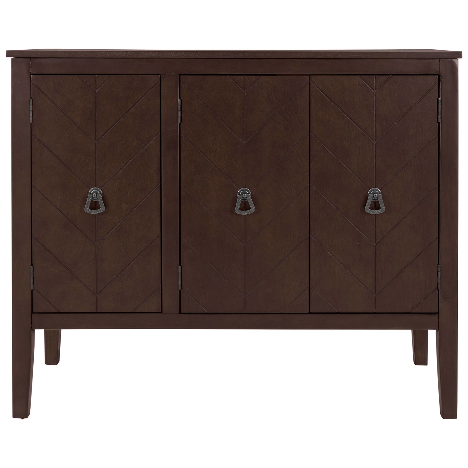 SINOFURN SYA020134BN Midcentury Brown Console table