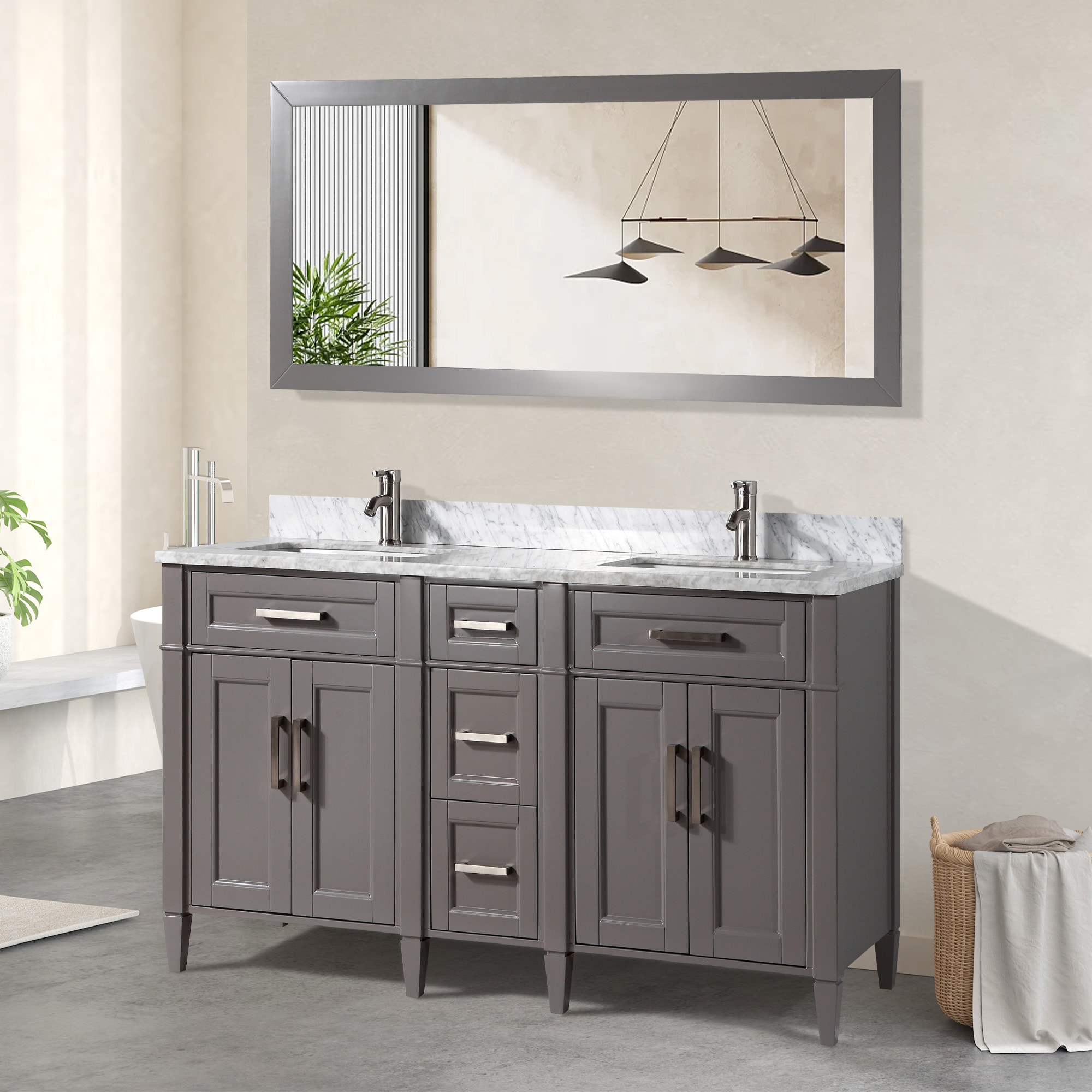 Vanity Art VA2060-DG Bath-Vanity-Combo - View #2