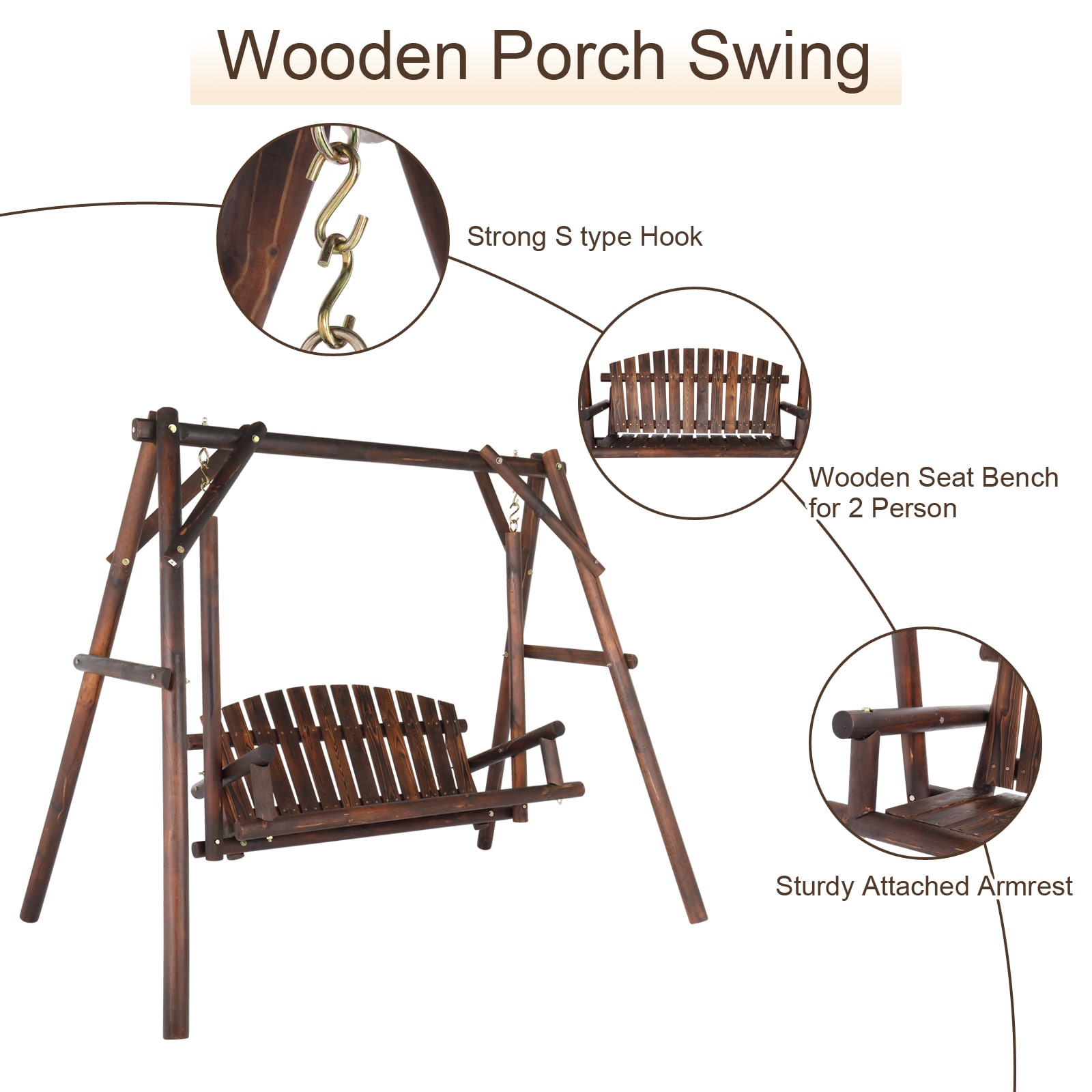 Winado 213584464346 Replace-Porch-Swing-Glider-Tops - View #4