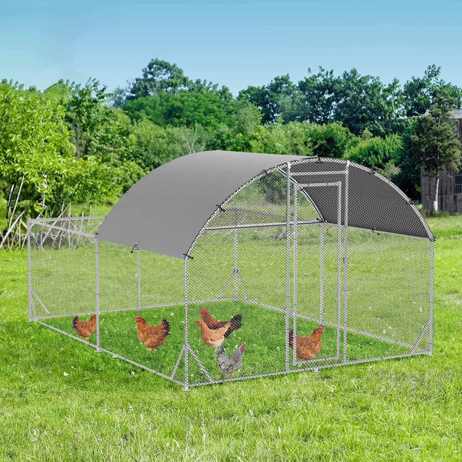 Maocao Hoom Silver Metal Chicken Coop in the Chicken Coops & Rabbit ...