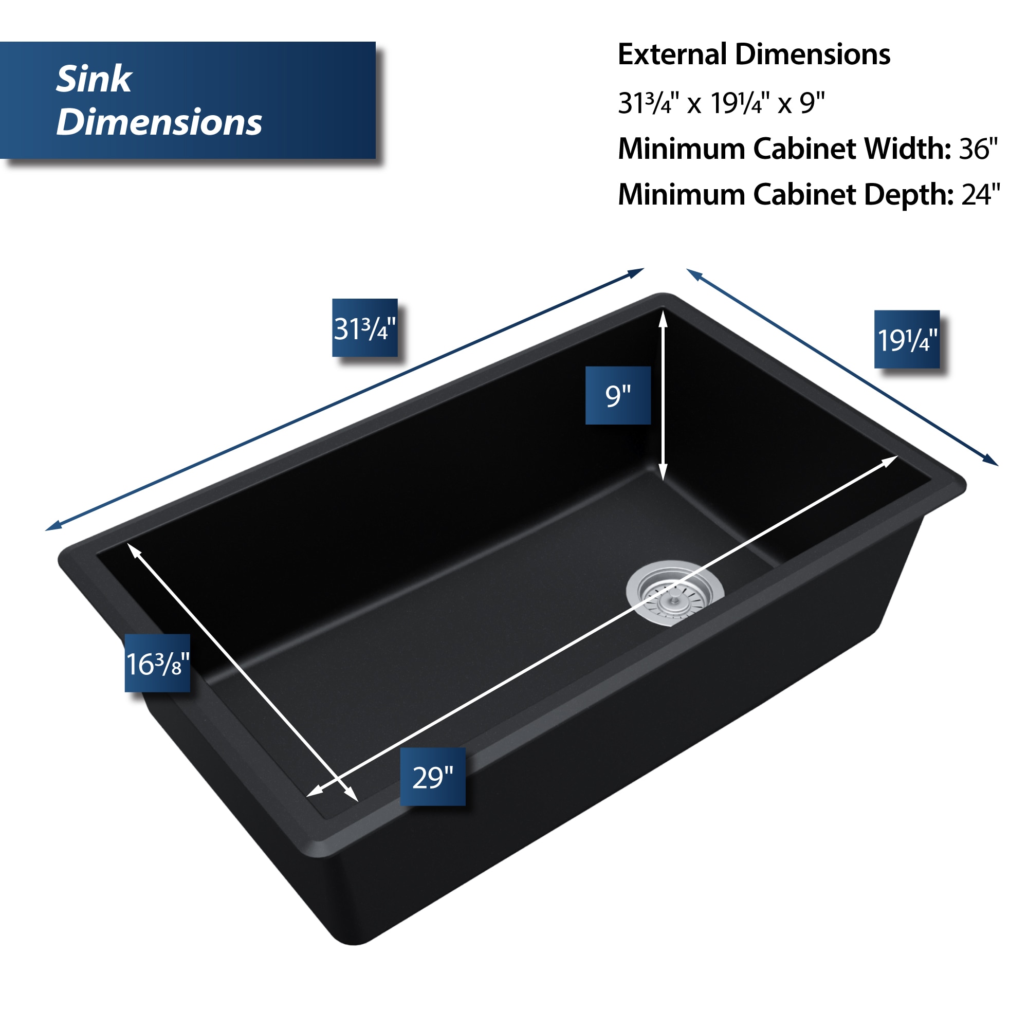 Karran QU-670-BL Kitchen-Sinks - View #7