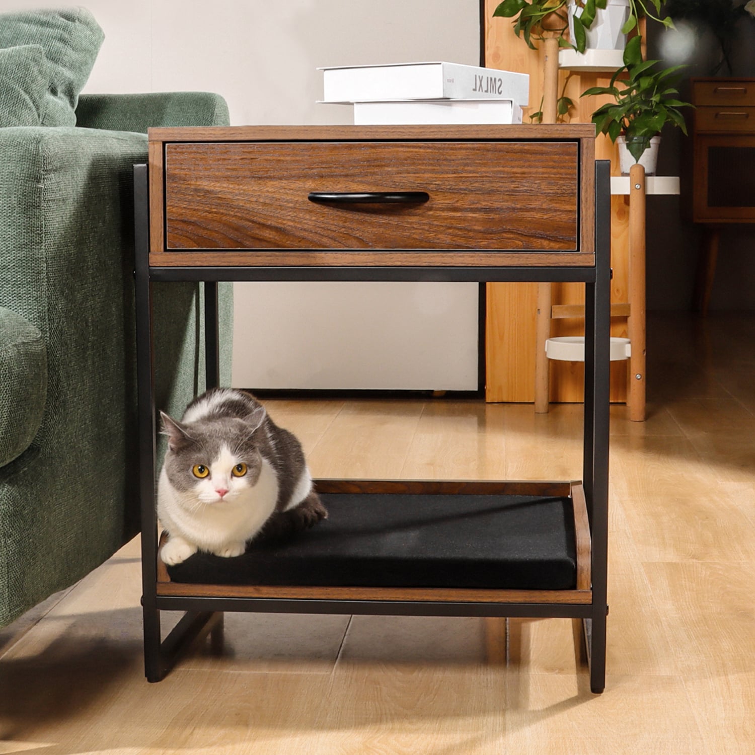Maincraft D01-PBD07 Rectangular Brown Perch Dog/Cat Bed ( Medium )