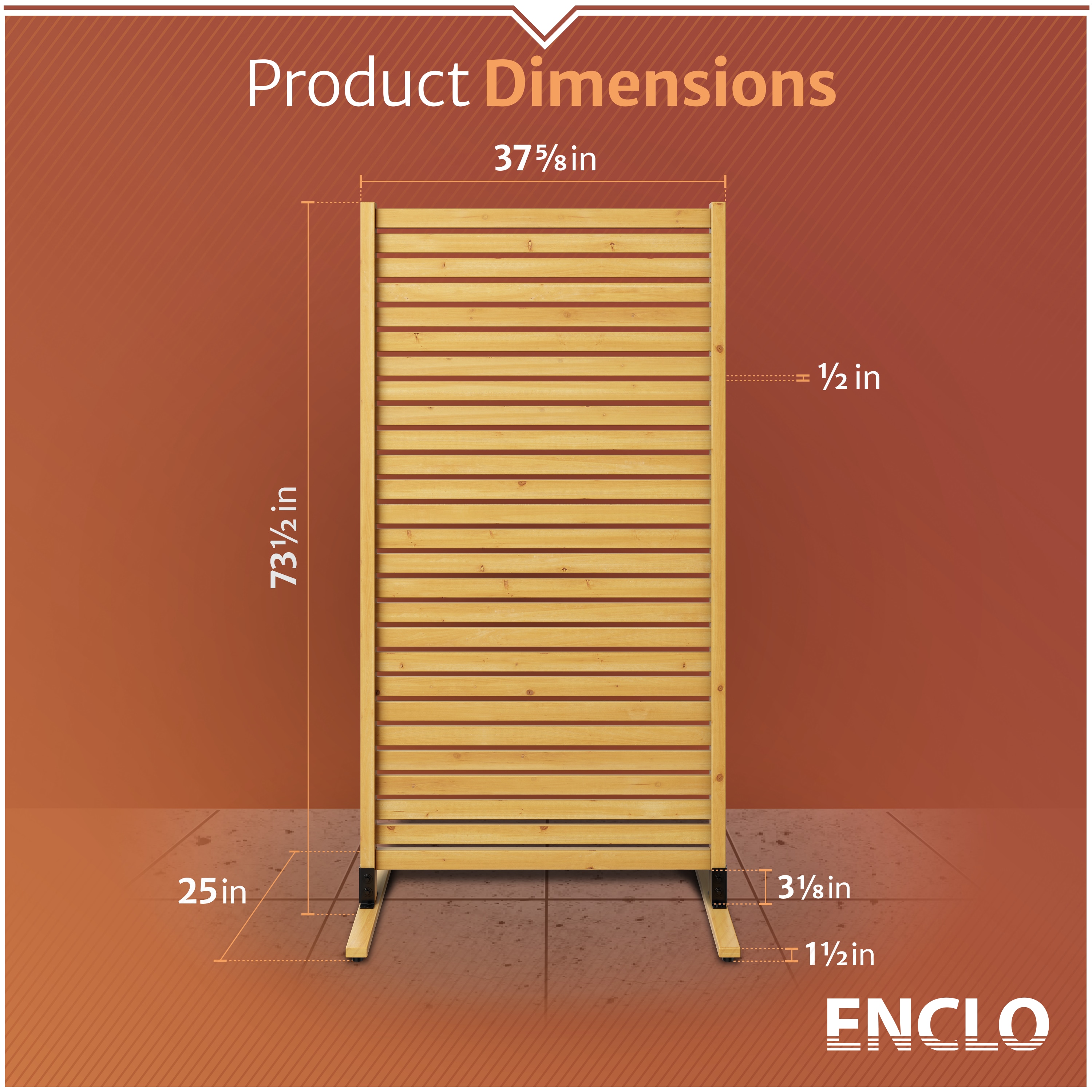 Enclo Privacy Screens EC18030 Outdoor-Privacy-Screen - View #7