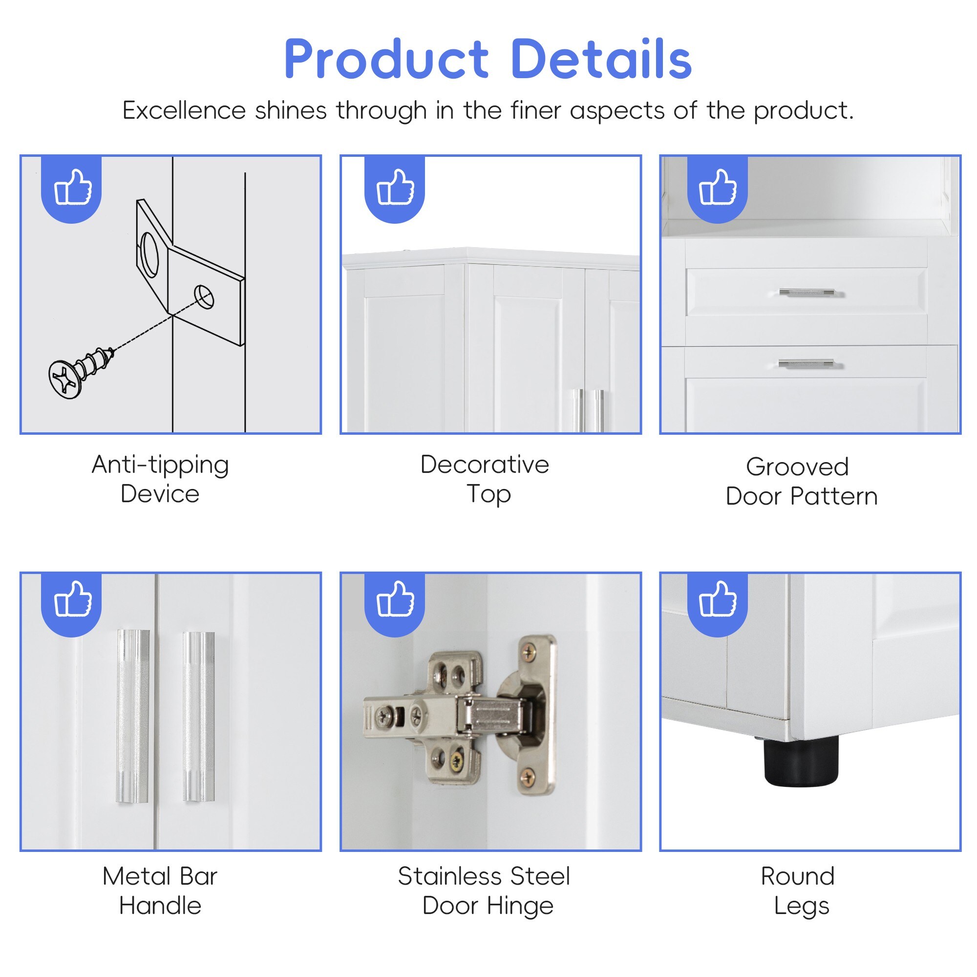 Dexmalle WF323481AAK Linen-Cabinets - View #6