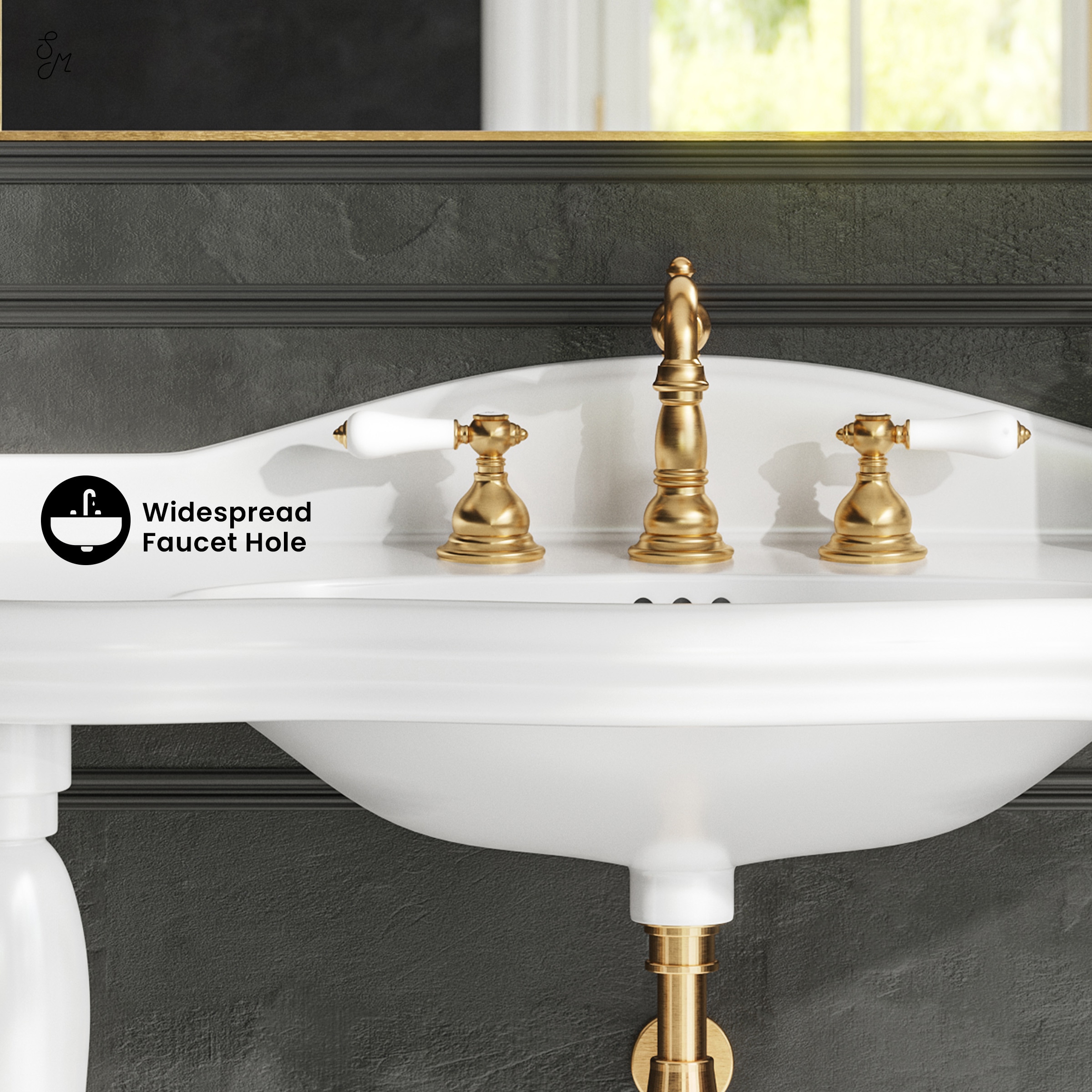 Swiss Madison SM-25-CSCEL01GW-3W Console-Sinks - View #4