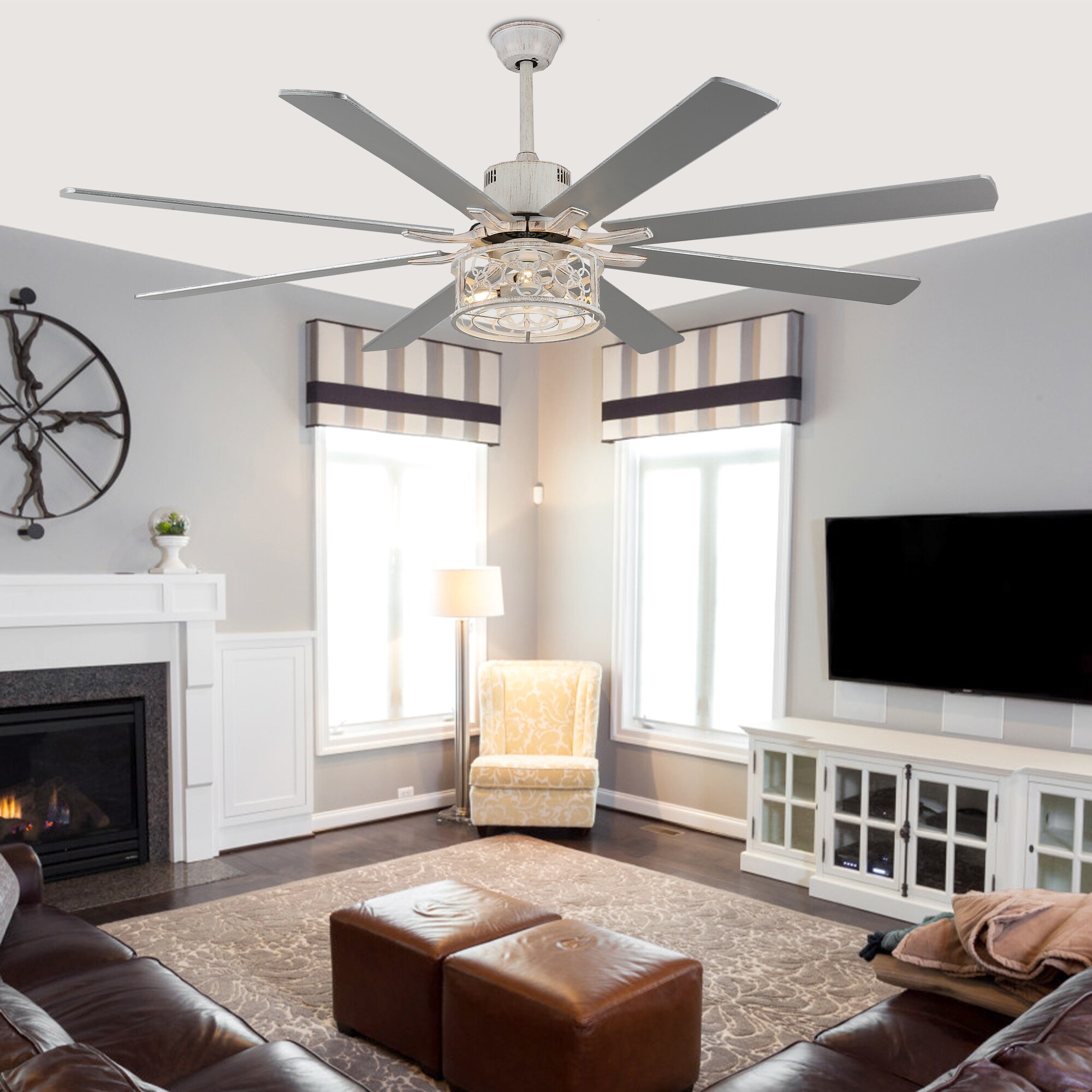 Oaks Decor DC7201-W Ceiling-Fans - View #4