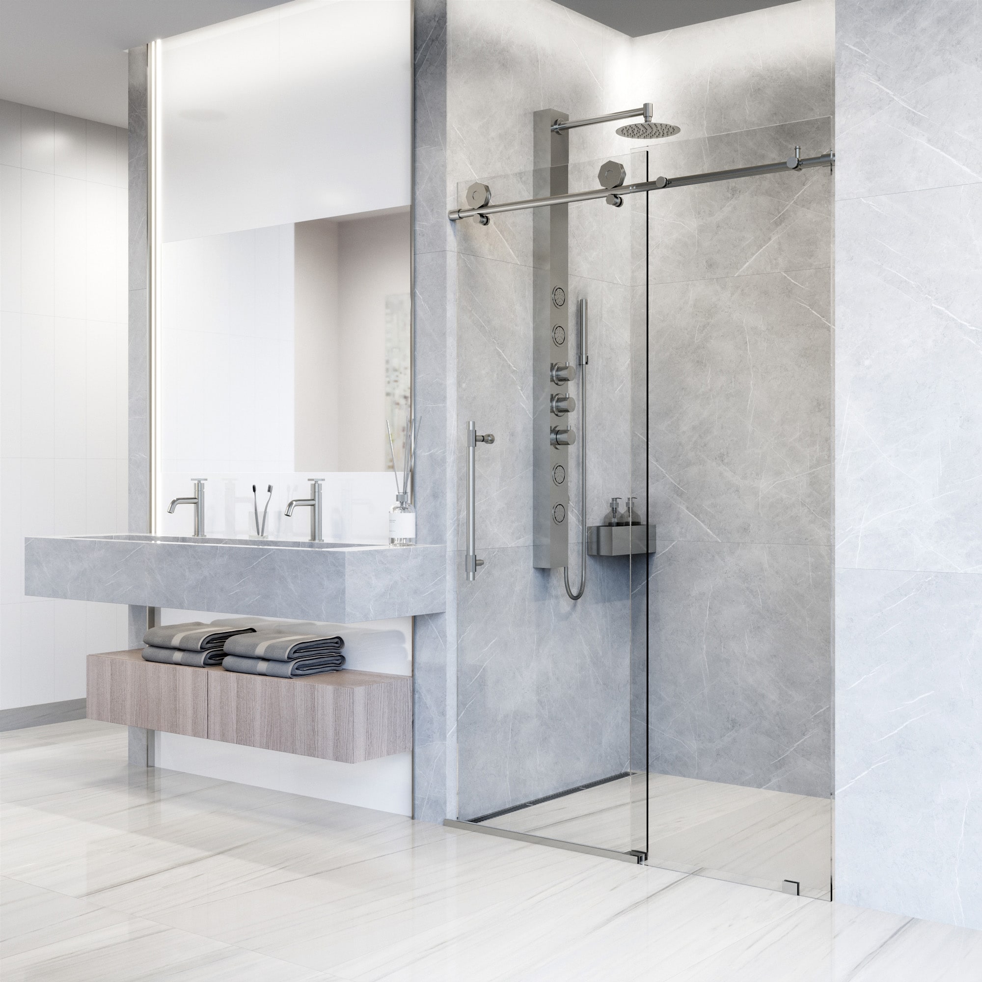 VIGO VG6022STCL7276 Shower-Doors - View #4