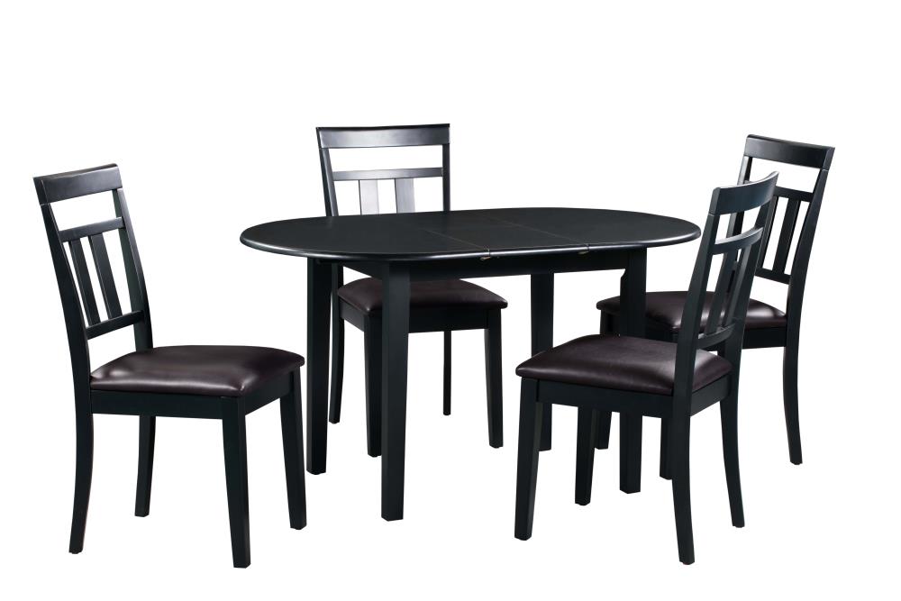 M D Furniture Hudson Black Contemporary, Value City Dining Table Set