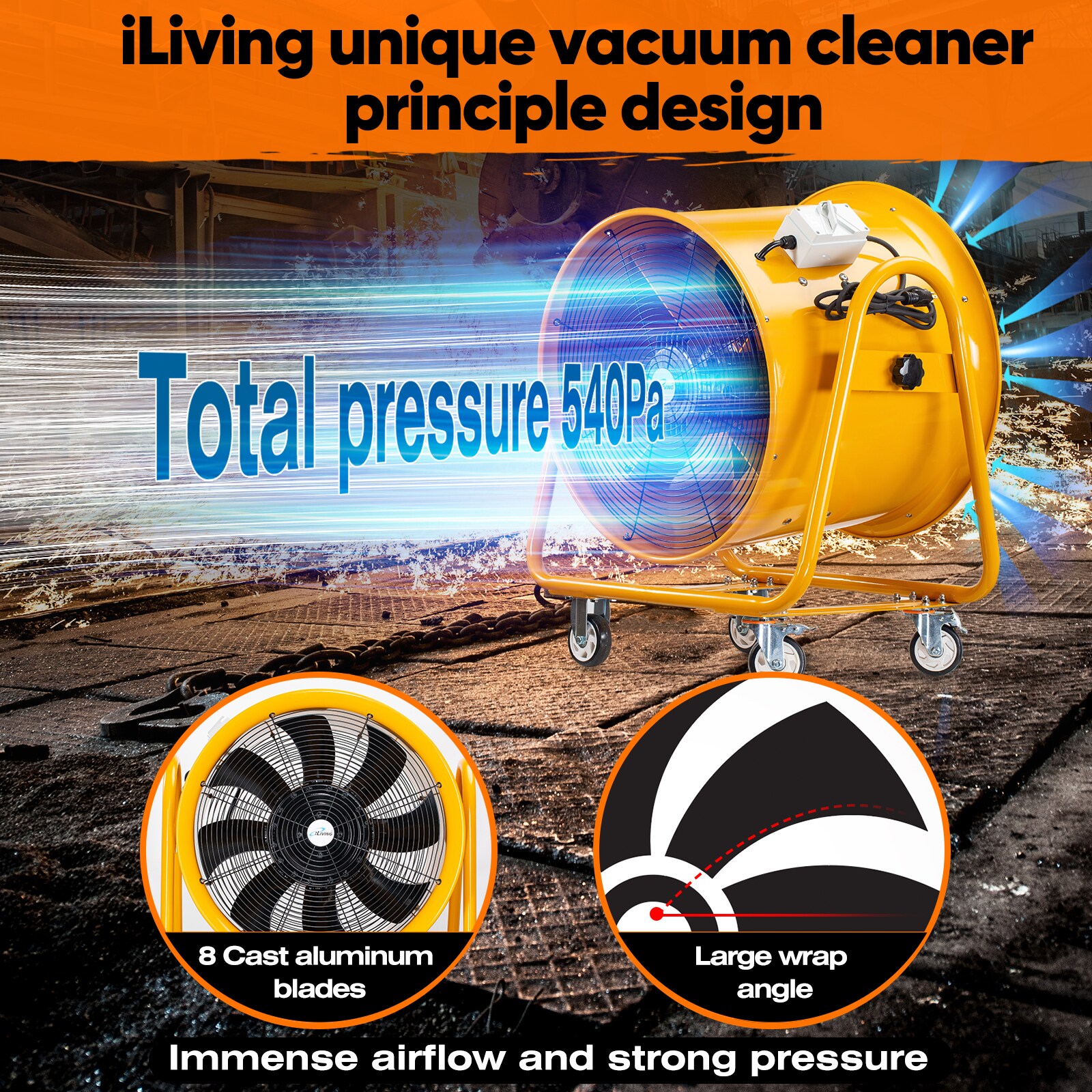 iLIVING ILG8VF24 Blower-Fans - View #7