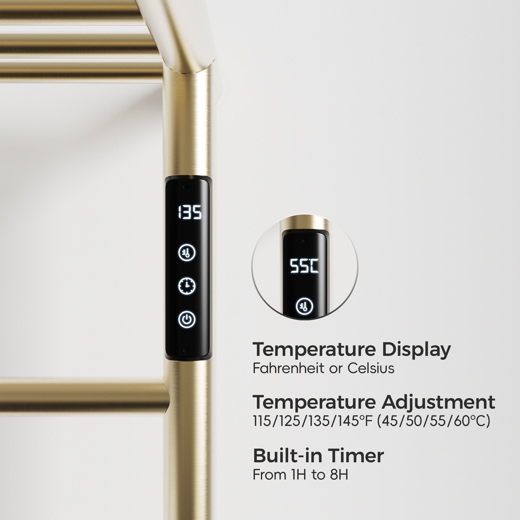 Vorene J-BOVAXRSH3Q1I Towel-Warmers - View #2