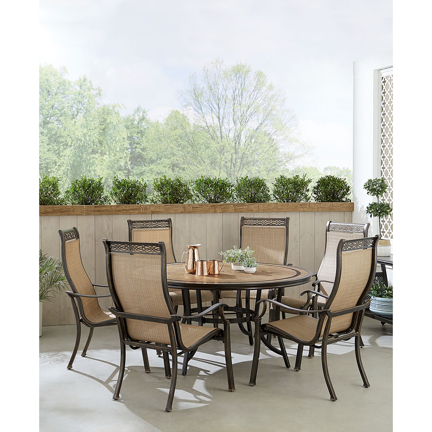 Hanover MONDN7PCRDTL Patio-Dining-Sets - View #6