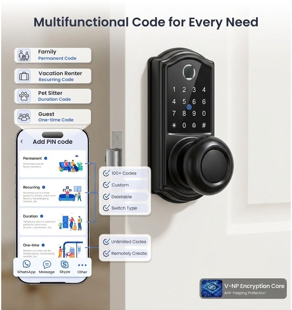 Etokfoks LETCC8NYK Electronic-Door-Locks - View #4