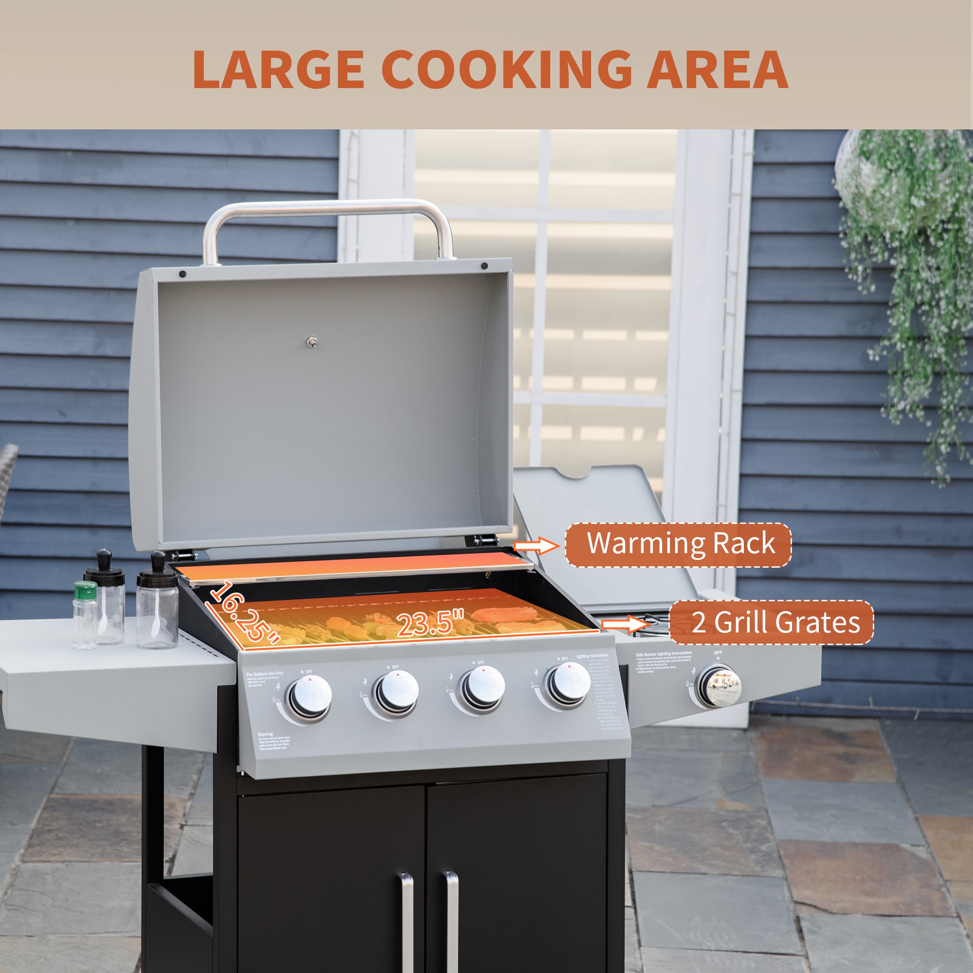 Outsunny 846-102V80SR Gas-Grill - View #6
