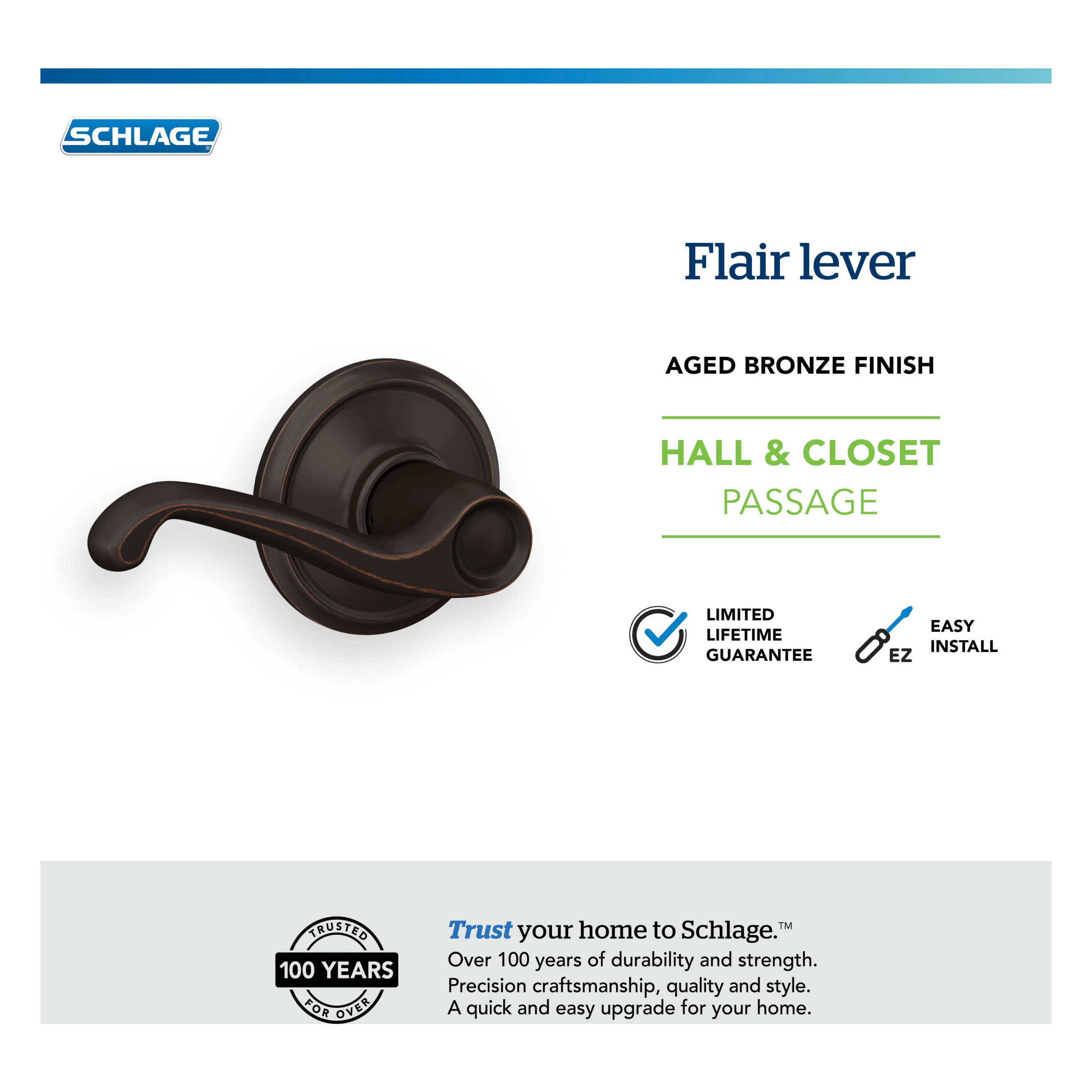Schlage F10 FLA 716 Door-Handles - View #6