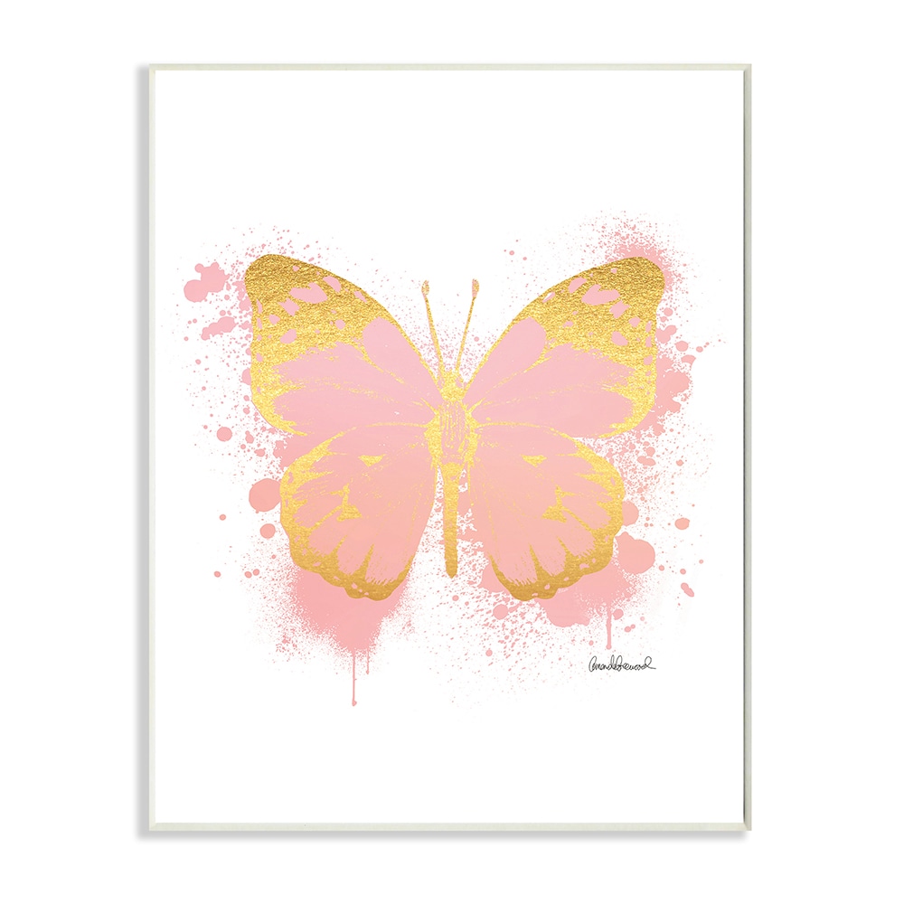 Abstract Butterfly Splatter on Framed Canvas Prints Animal Wall Art Pictures 