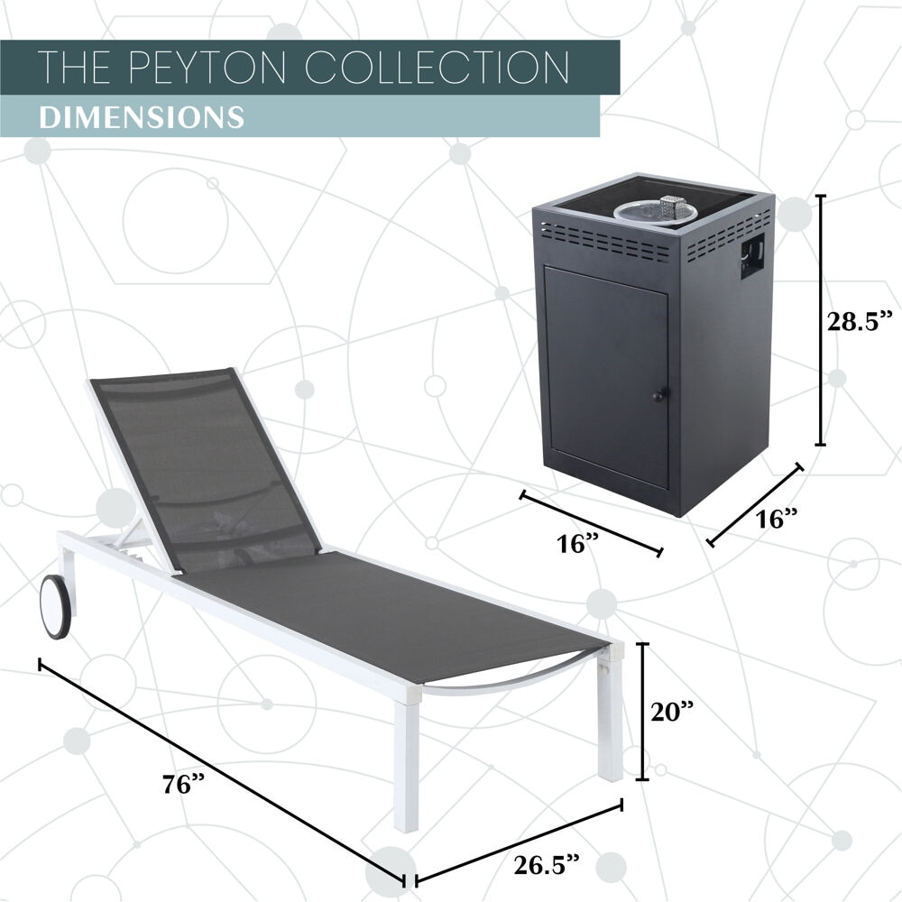 Mod Furniture PYTNCHS3PCGFP-WG Patio-Conversation-Sets - View #3