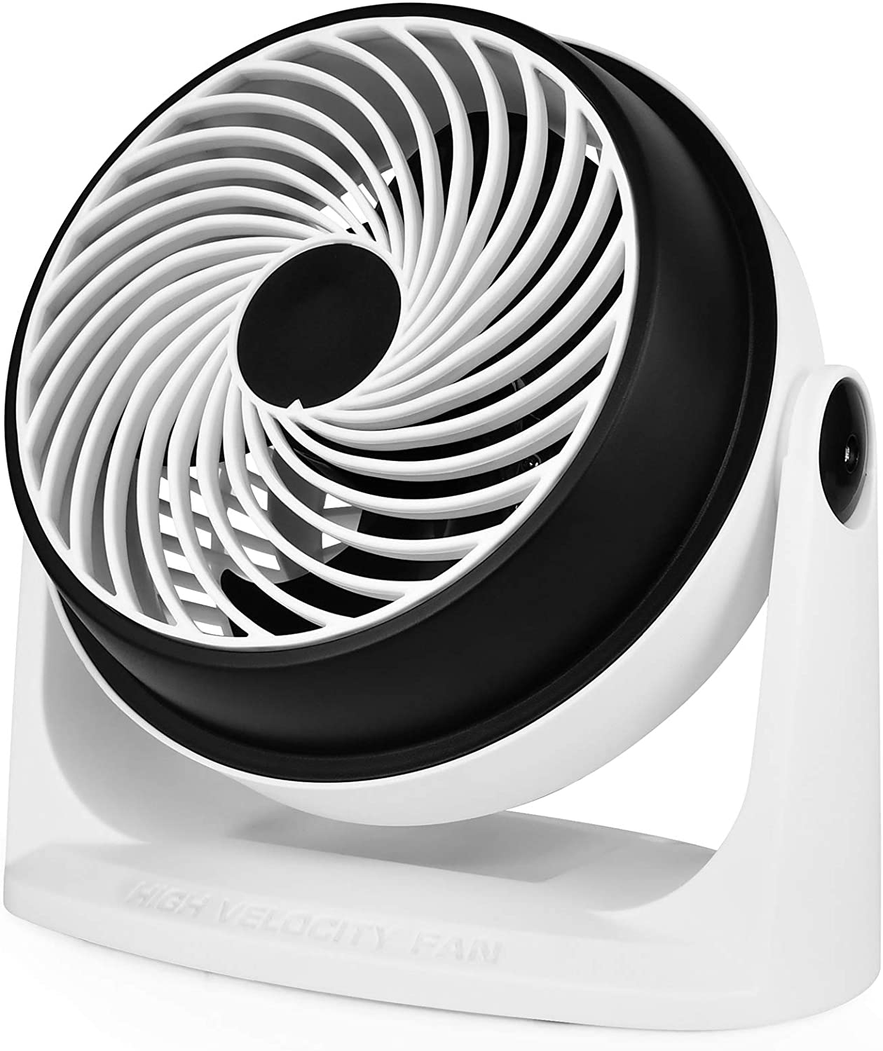 Siavonce XH68202 8-in 120 -Volt High Velocity Indoor Black Desk Fan Battery Not Included Charger Not Included