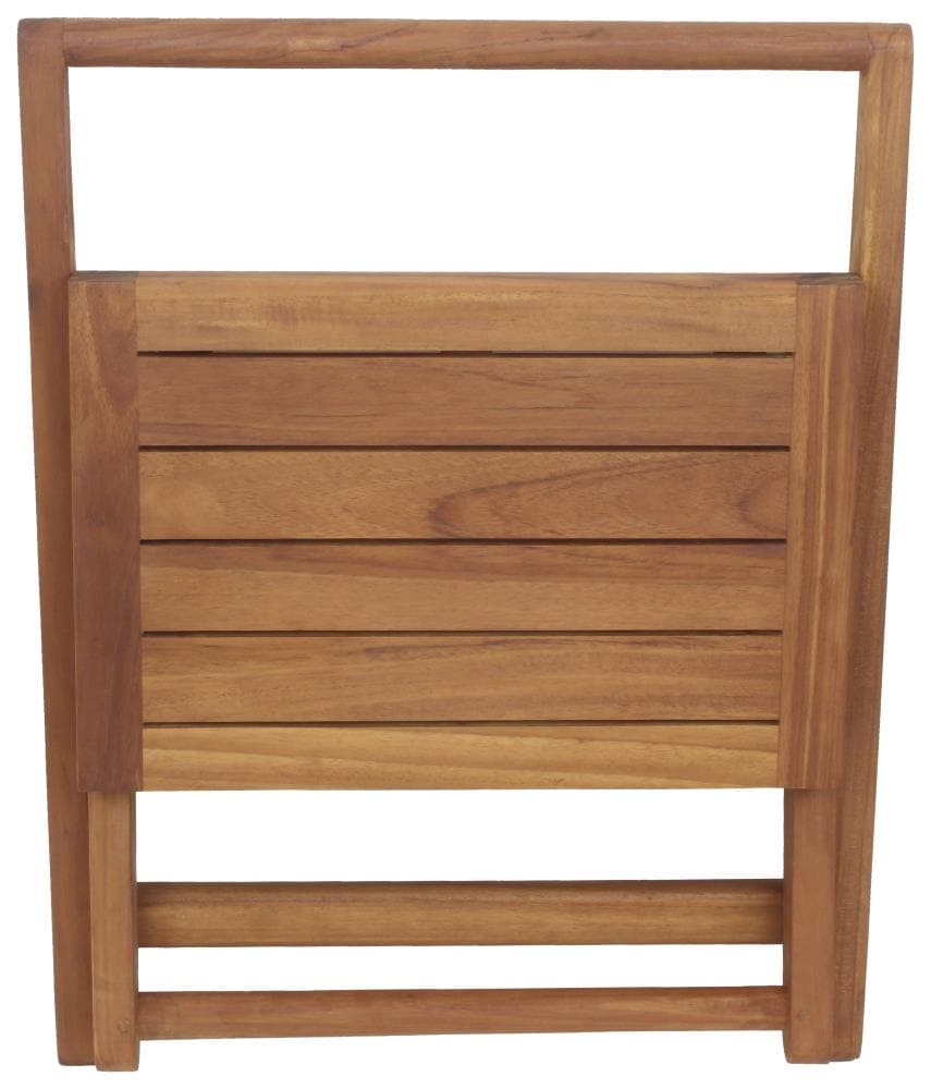 AquaTeak Teak Oil Wood Freestanding Shower Chair in the Shower Seats ...