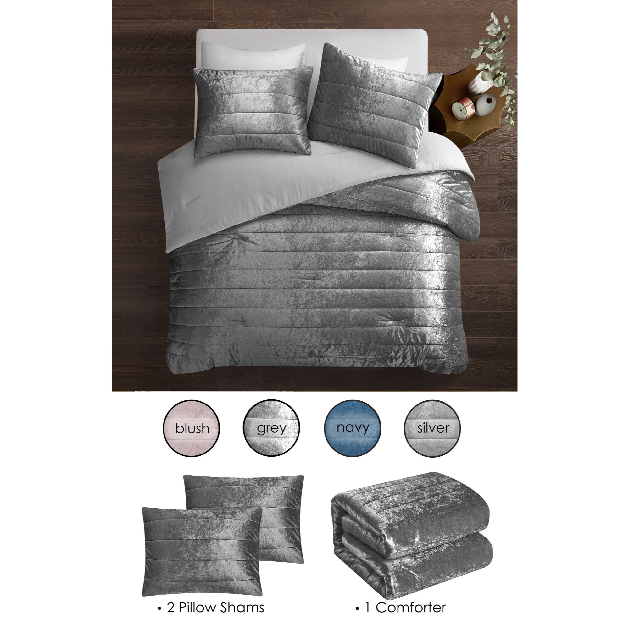 Grace Living GCS360-02GRQ-LS Comforters-And-Bedspreads - View #3