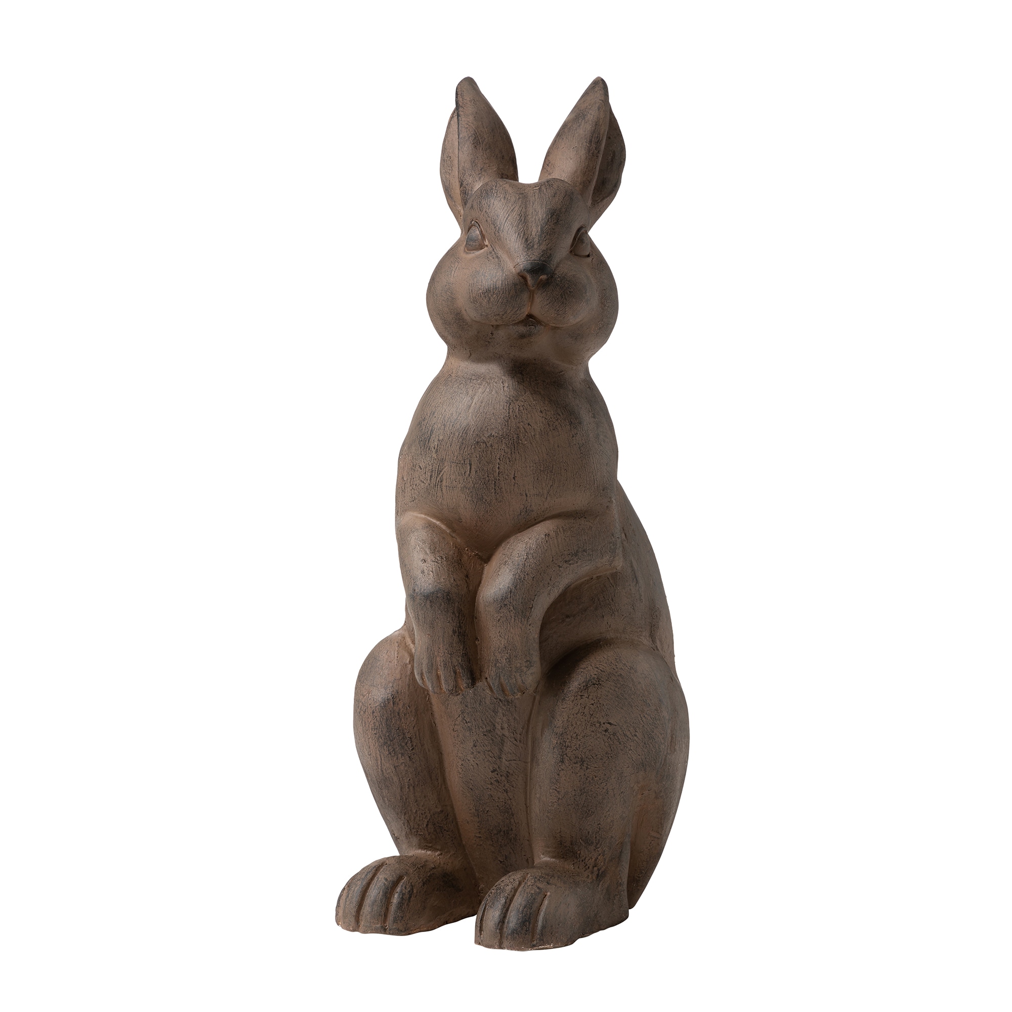 Glitzhome JT2025400002 22.75-in H x 8.5-in W Brown Garden Statue