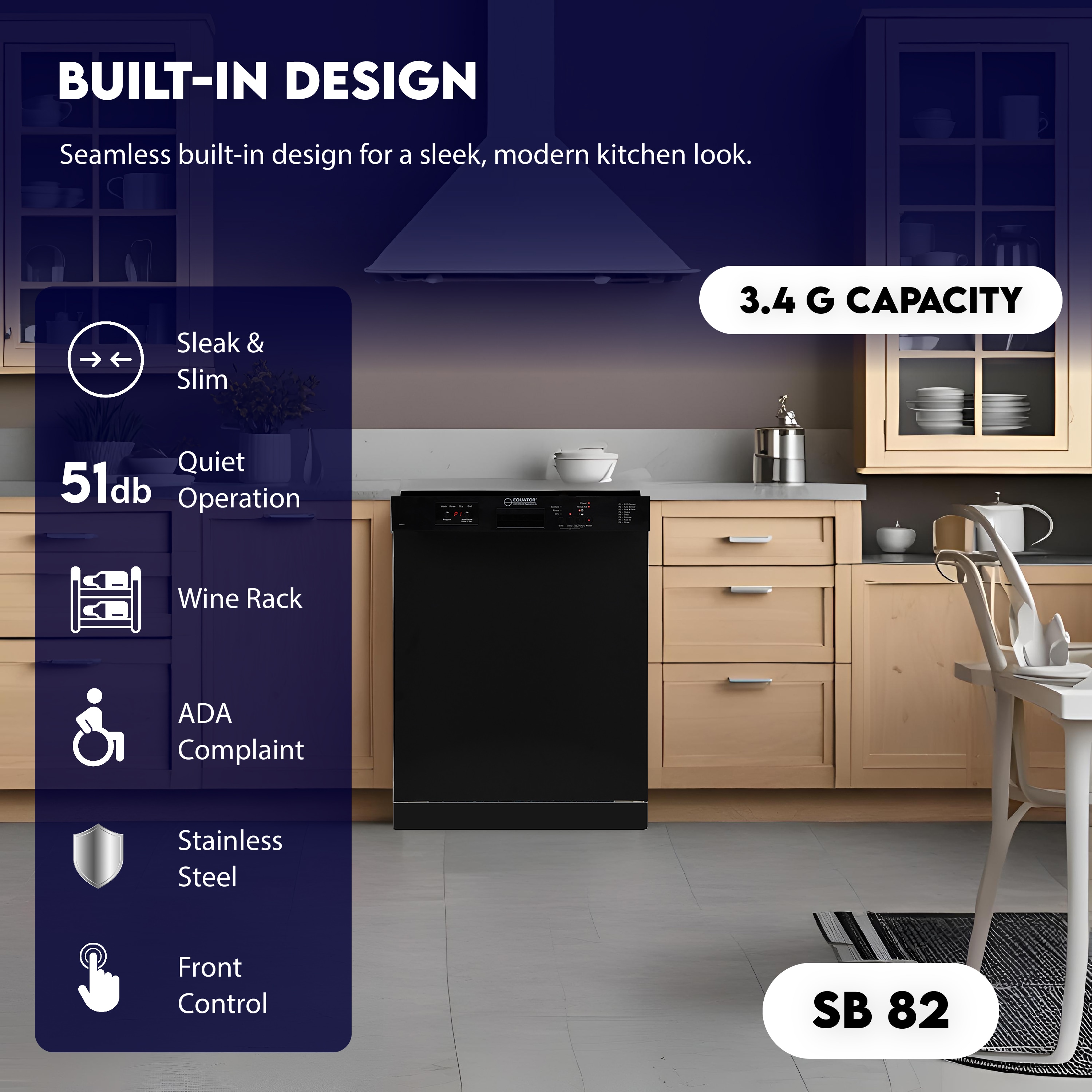Equator Advanced Appliances BB 82 Builtin-Dish - View #17