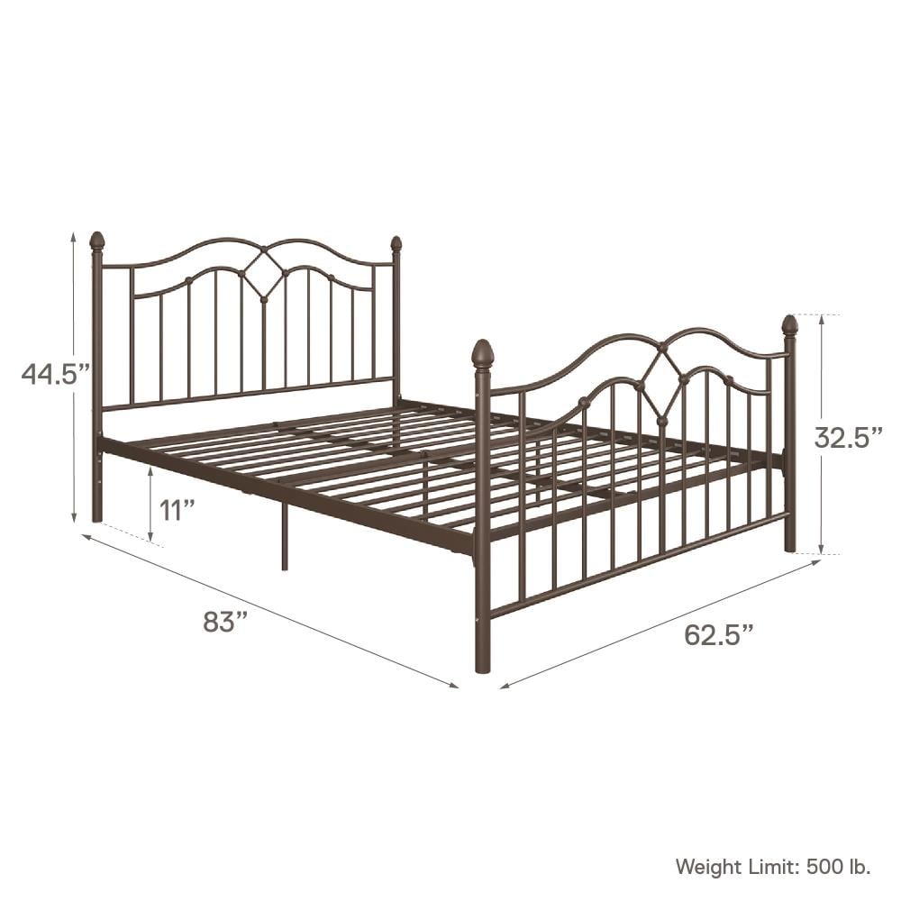 DHP Tatiana Bronze Queen Metal Bed Frame At Lowes.com