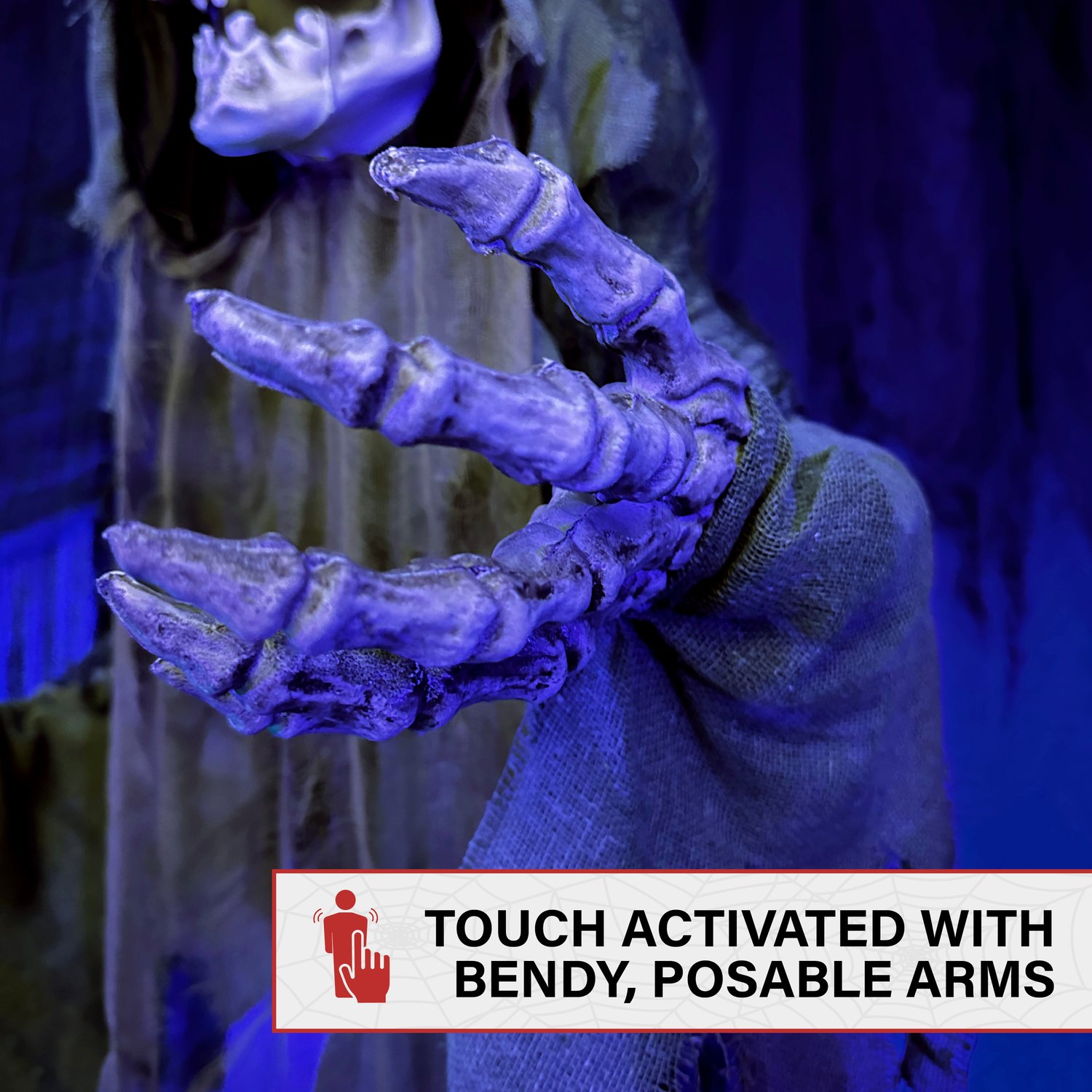 Haunted Hill Farm 5.75-ft Freestanding Laughing Lighted Jinx